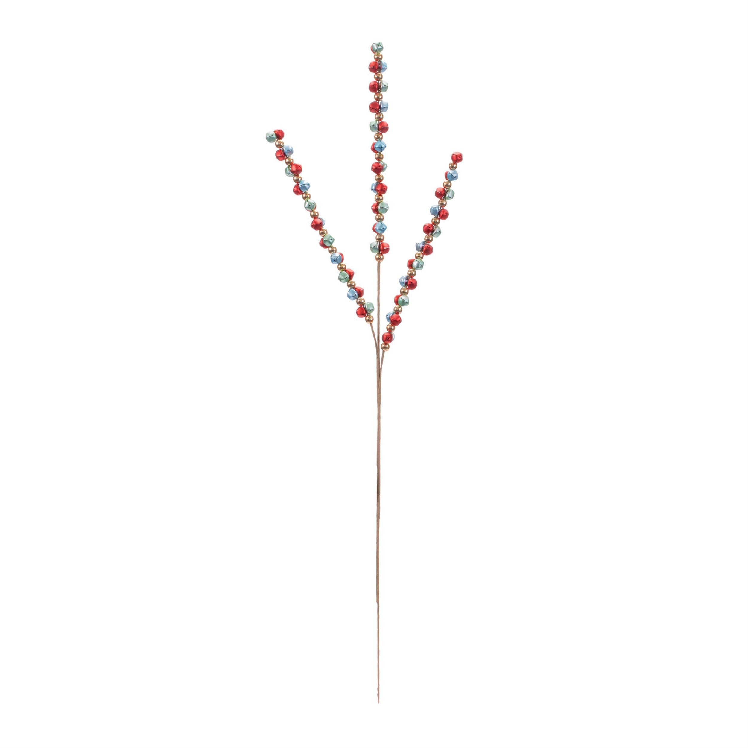 Metal Sleigh Bell Spray (Set of 6)