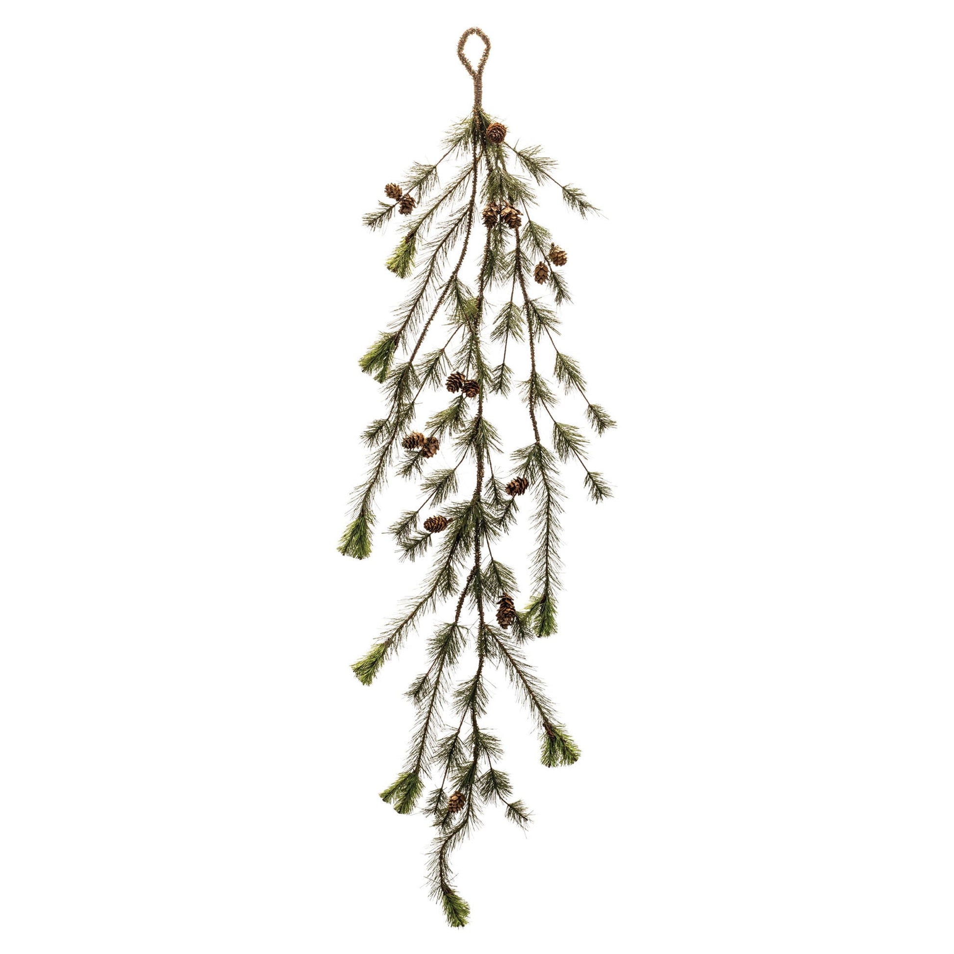 Pine-and-Pincone-Garland-(Set-of-2)-Wreaths-&-Garlands