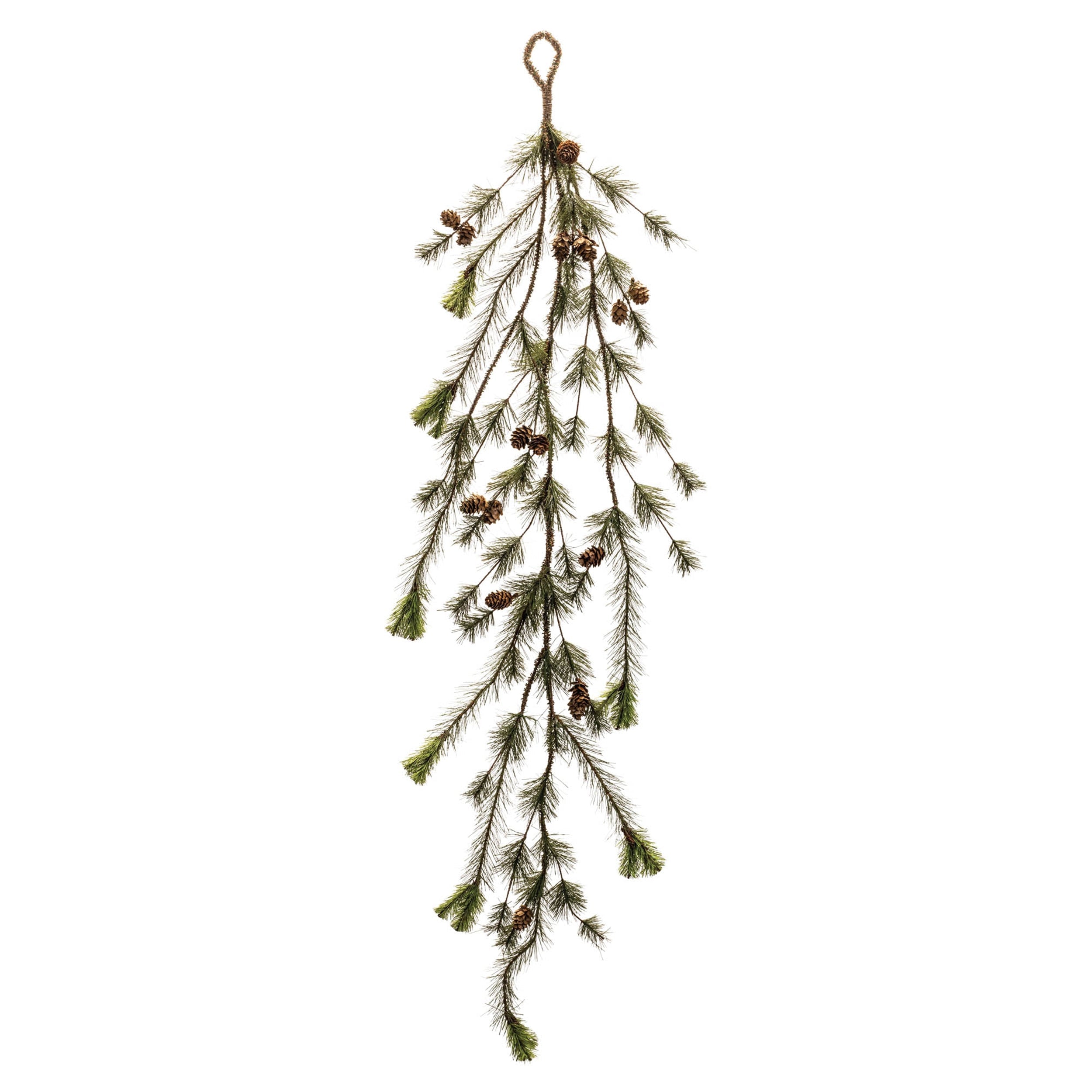 Pine-and-Pincone-Garland-(Set-of-2)-Wreaths-&-Garlands