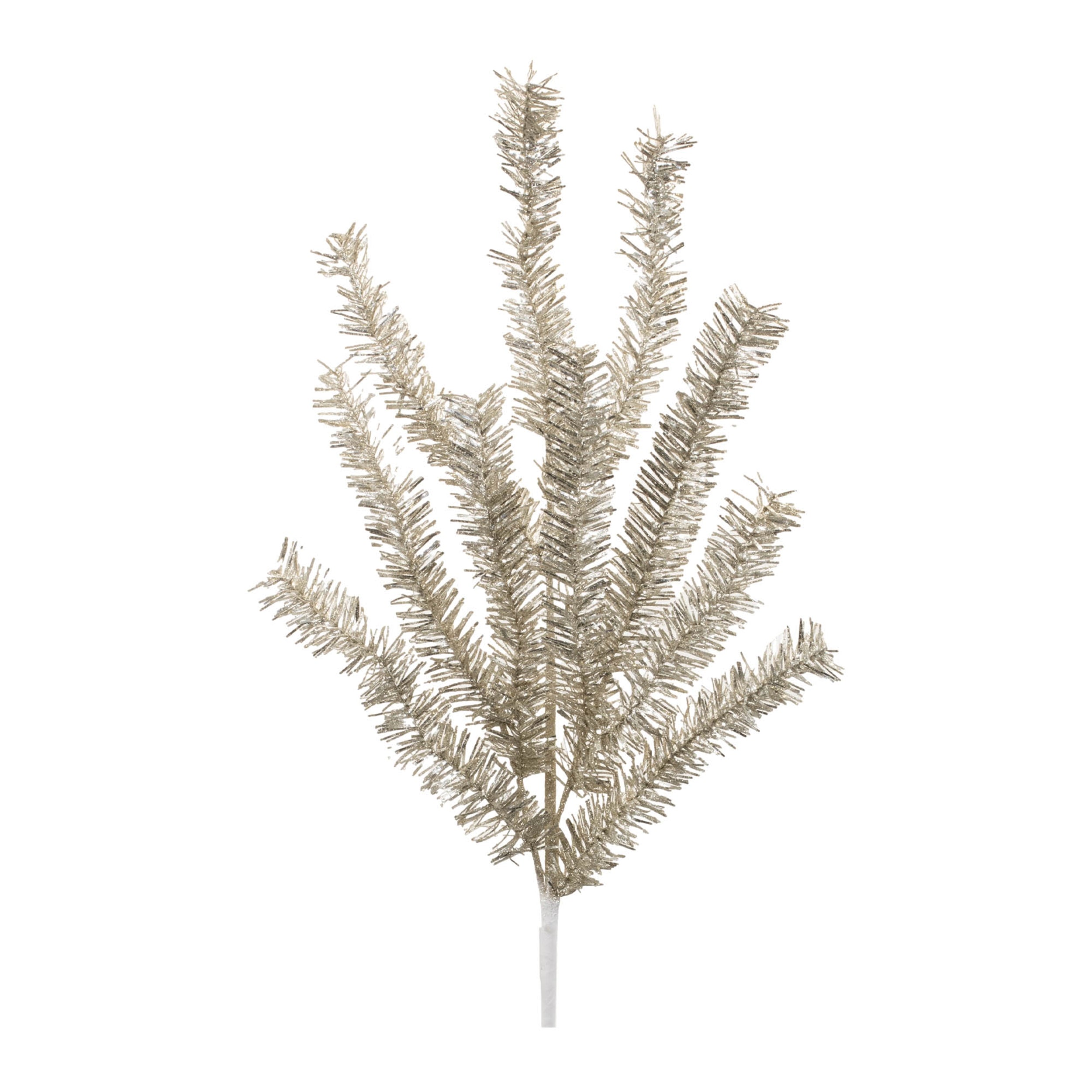 Glittered-Pine-Spray-(Set-of-6)-Artificial-Flowering-Plants