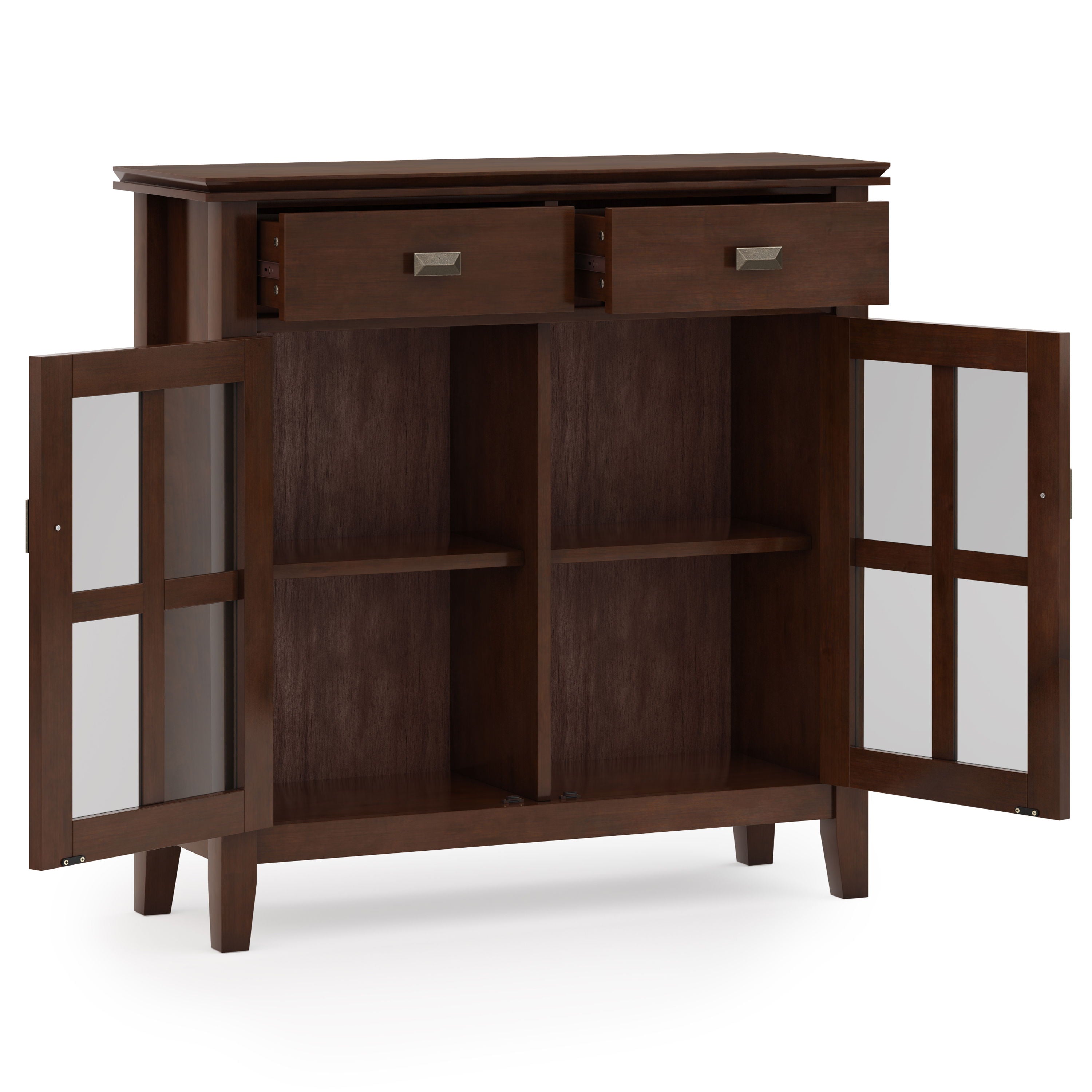 Artisan - Entryway Storage Cabinet - Russet Brown - Best Buy Furniture