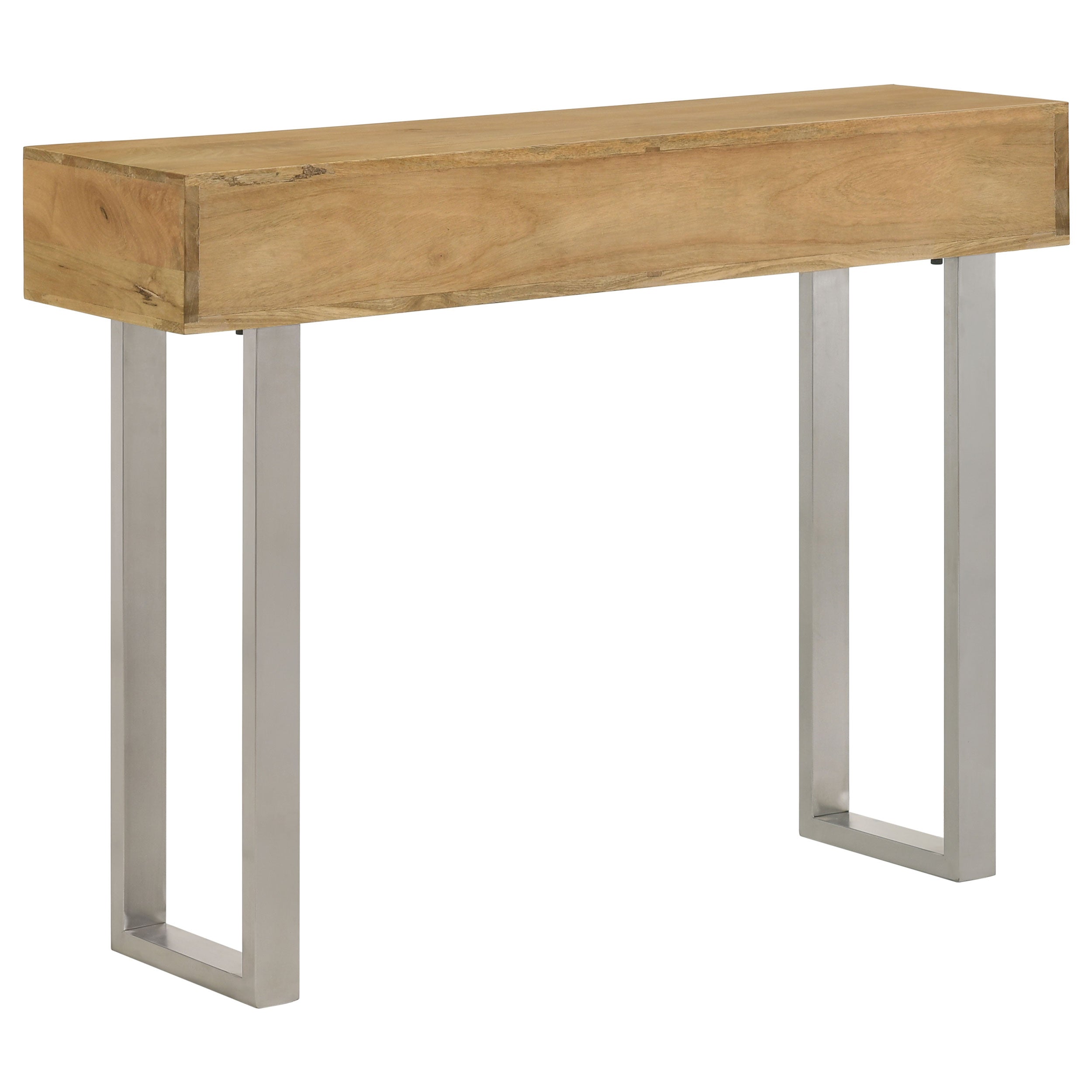 Draco 2-drawer Console Table Hand Carved Details Natural-CoasterEveryday