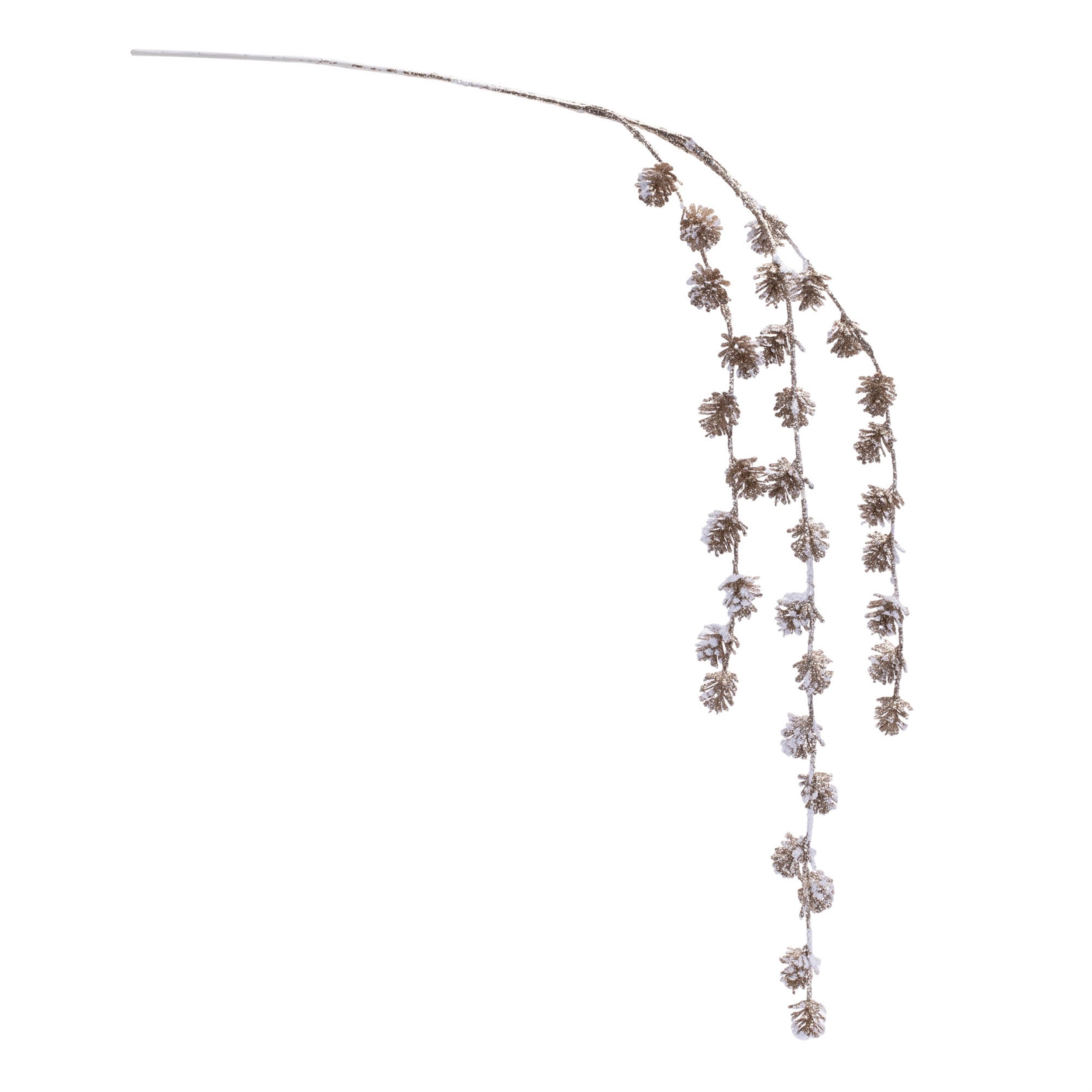 Snowy-Hanging-Pinecone-Spray-(Set-of-6)-Christmas-Decor