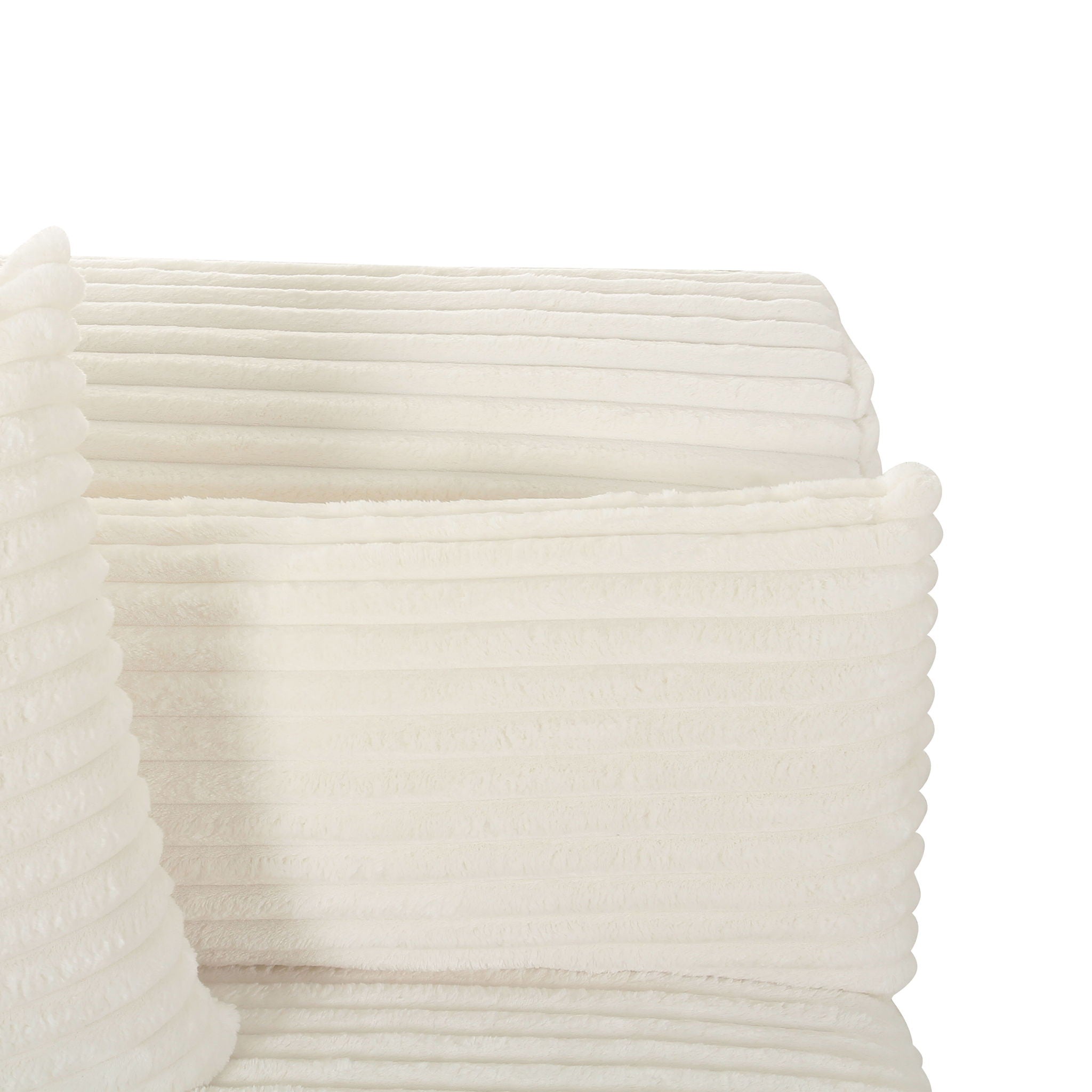 Tarra - Fluffy Oversized Corduroy Modular Corner Chair