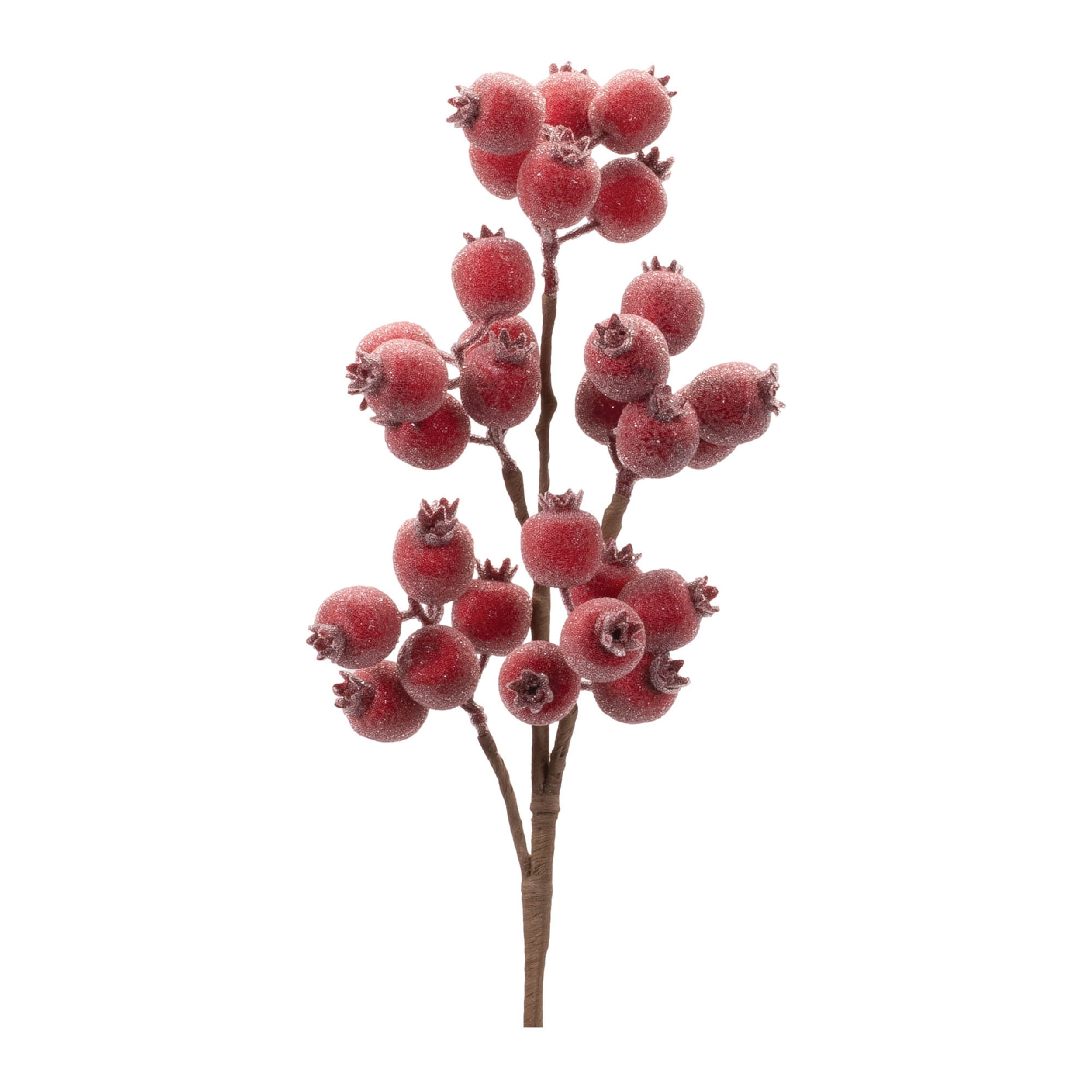 Beaded-Berry-Spray-(Set-of-6)-Artificial-Flowering-Plants