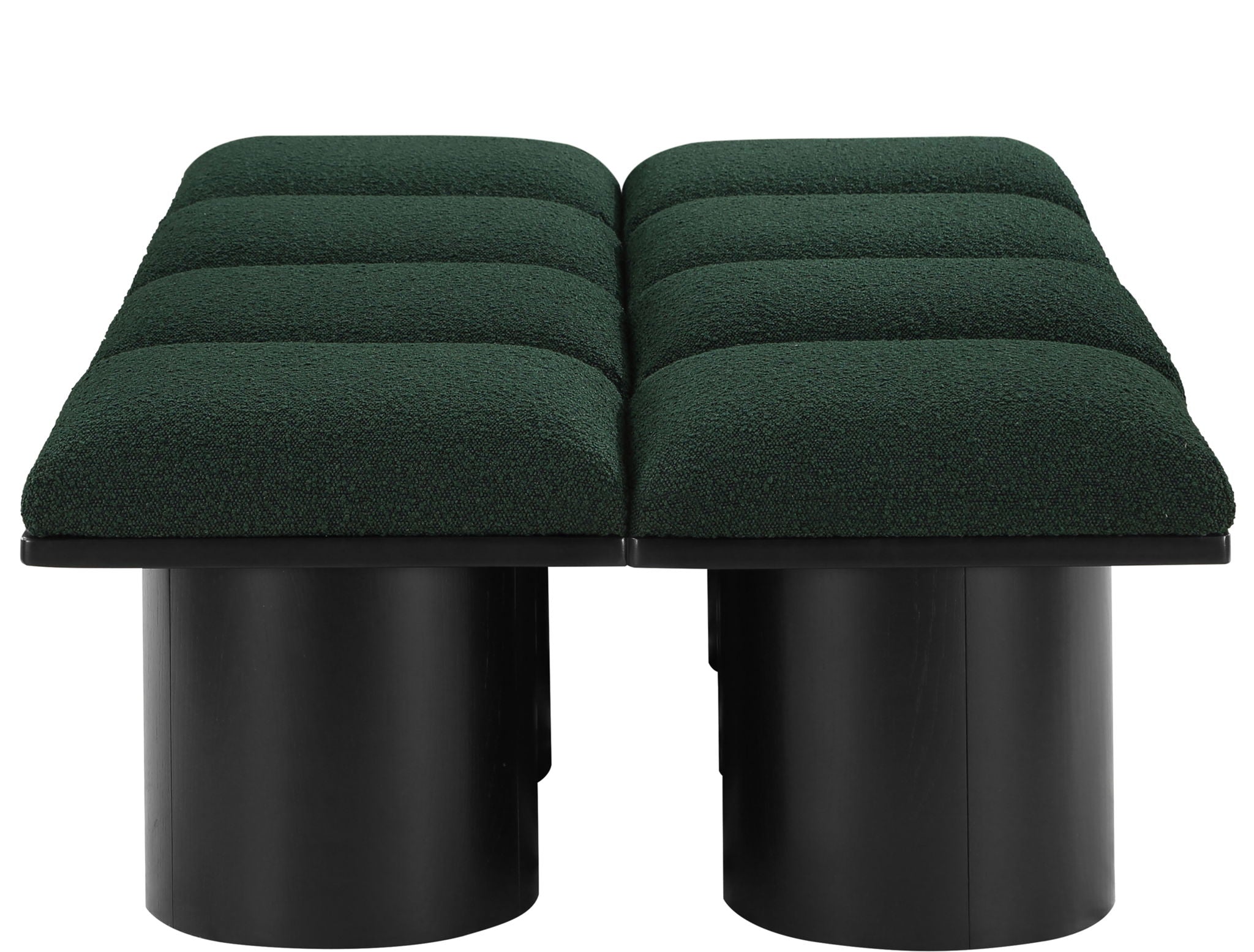 Pavilion - 8 Piece Modular Bench With Black Base