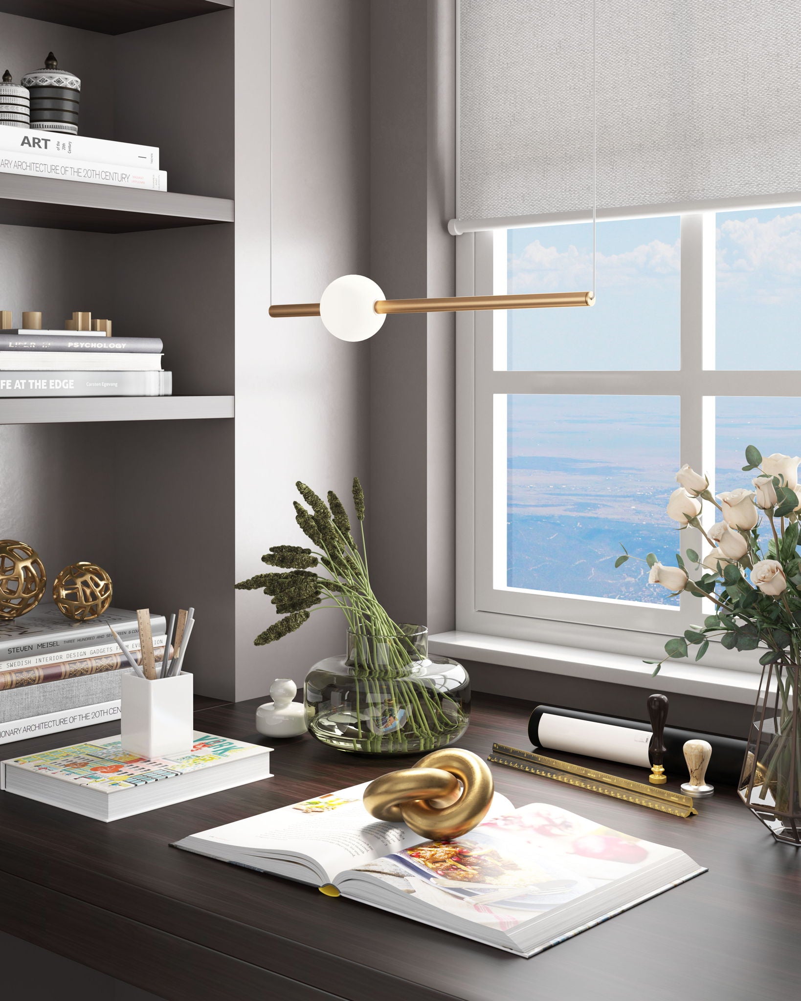 Adeo - Ceiling Lamp - Brass