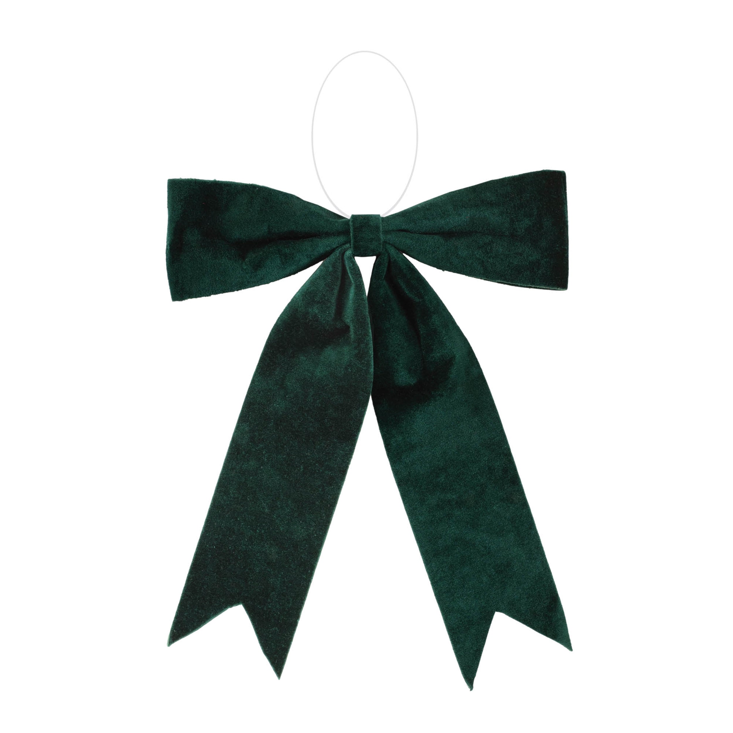 Emerald Green Holiday Bow (Set of 2)