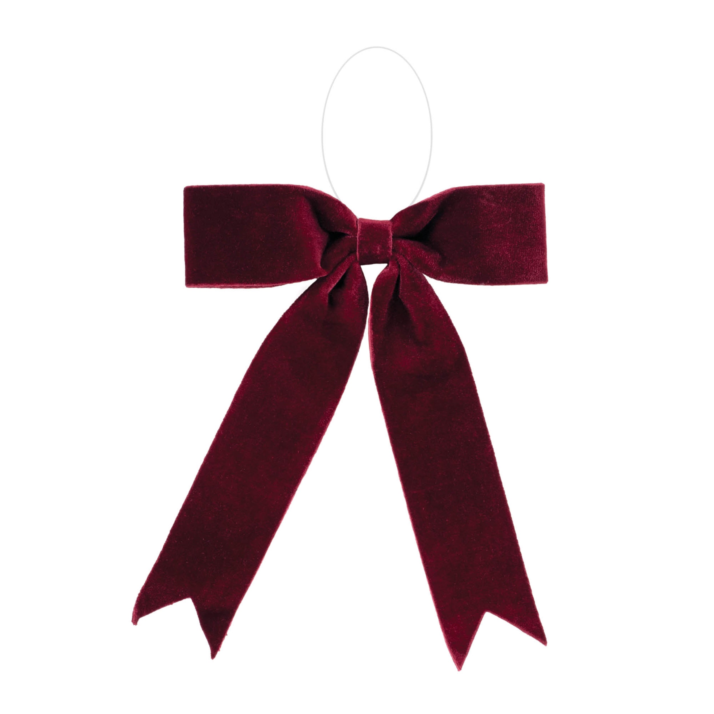 Burgandy Red Holiday Bow (Set of 2)