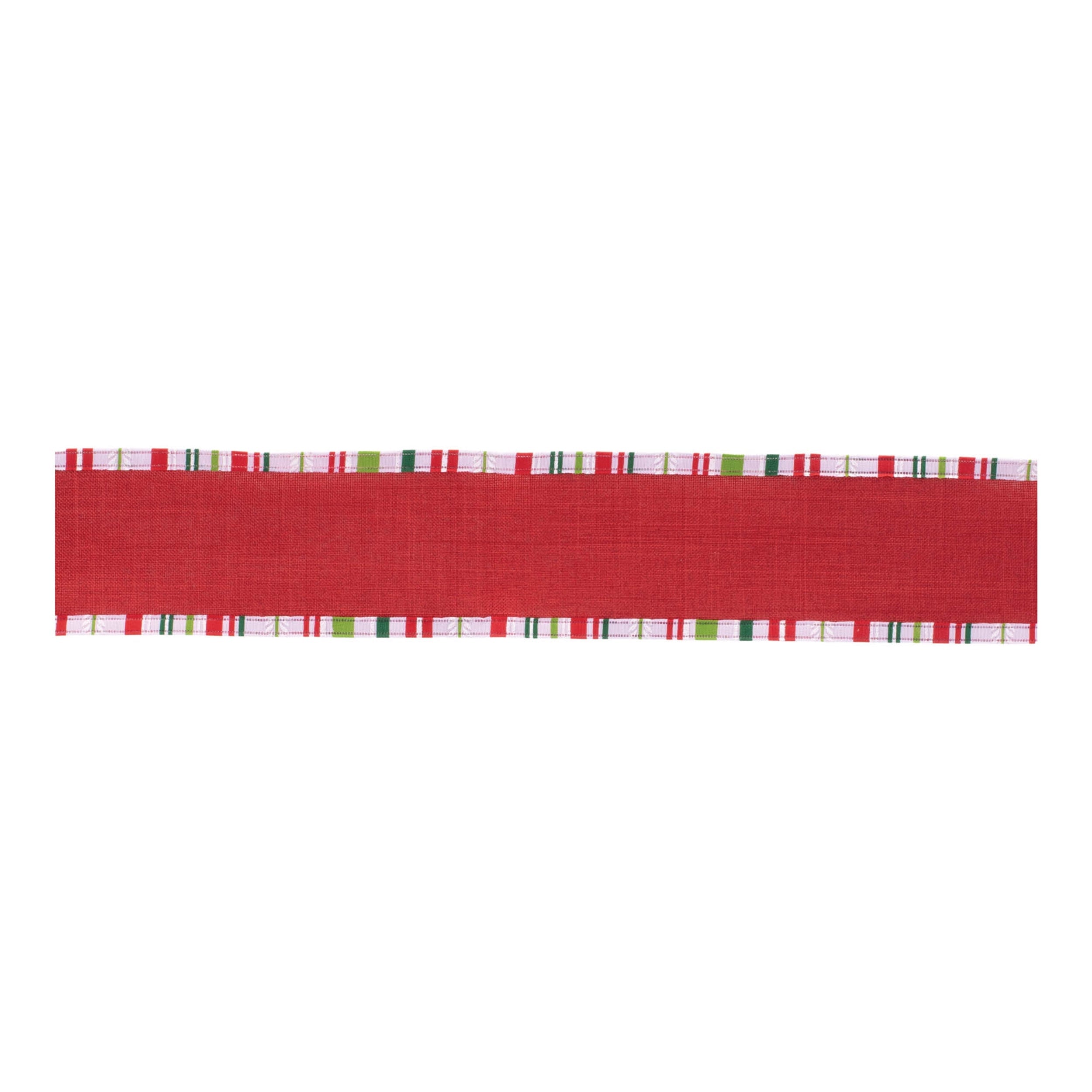 Striped-trim-wired-ribbon-(set-of-2)-Ribbons-&-Trim