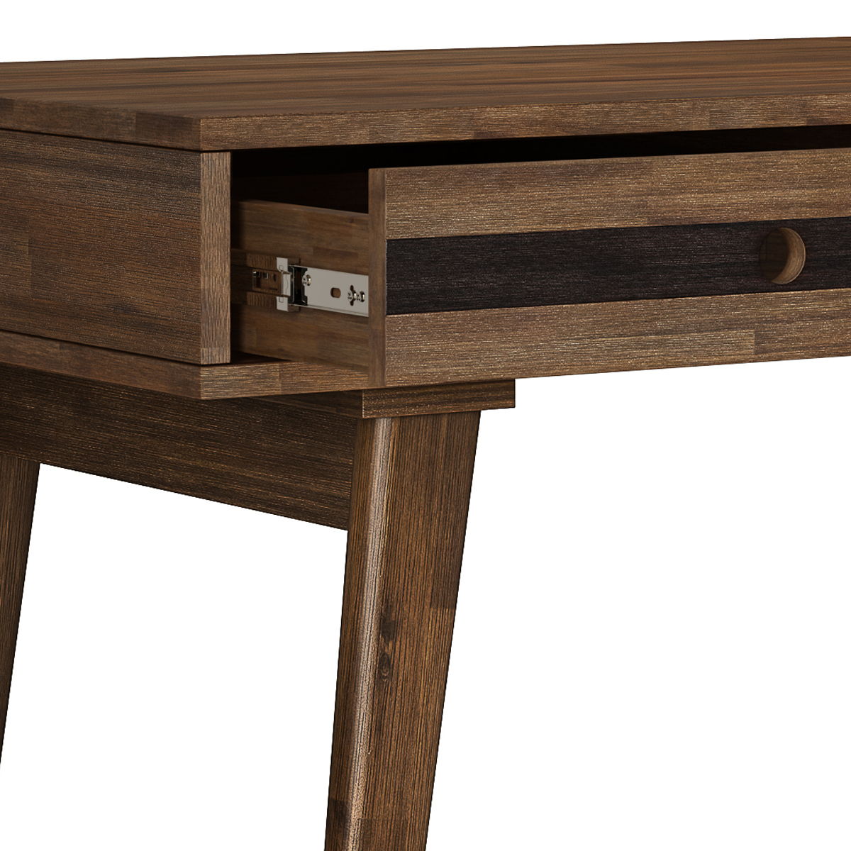 Clarkson - Desk - Rustic Natural Aged Brown - Best Buy Furniture