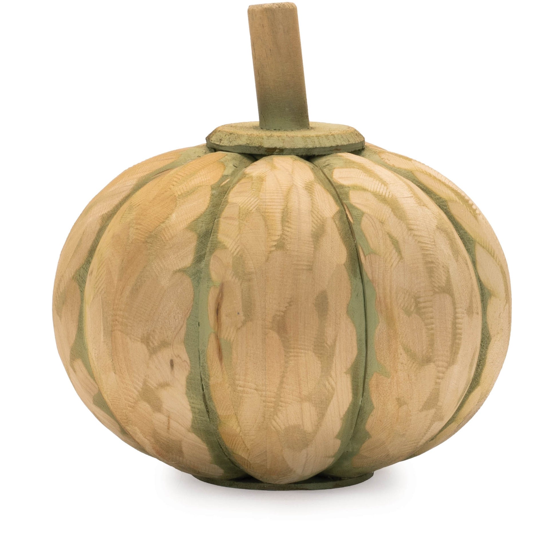 Carved-Fir-Wood-Pumpkin-Decor-(Set-of-2)-Halloween-Decor