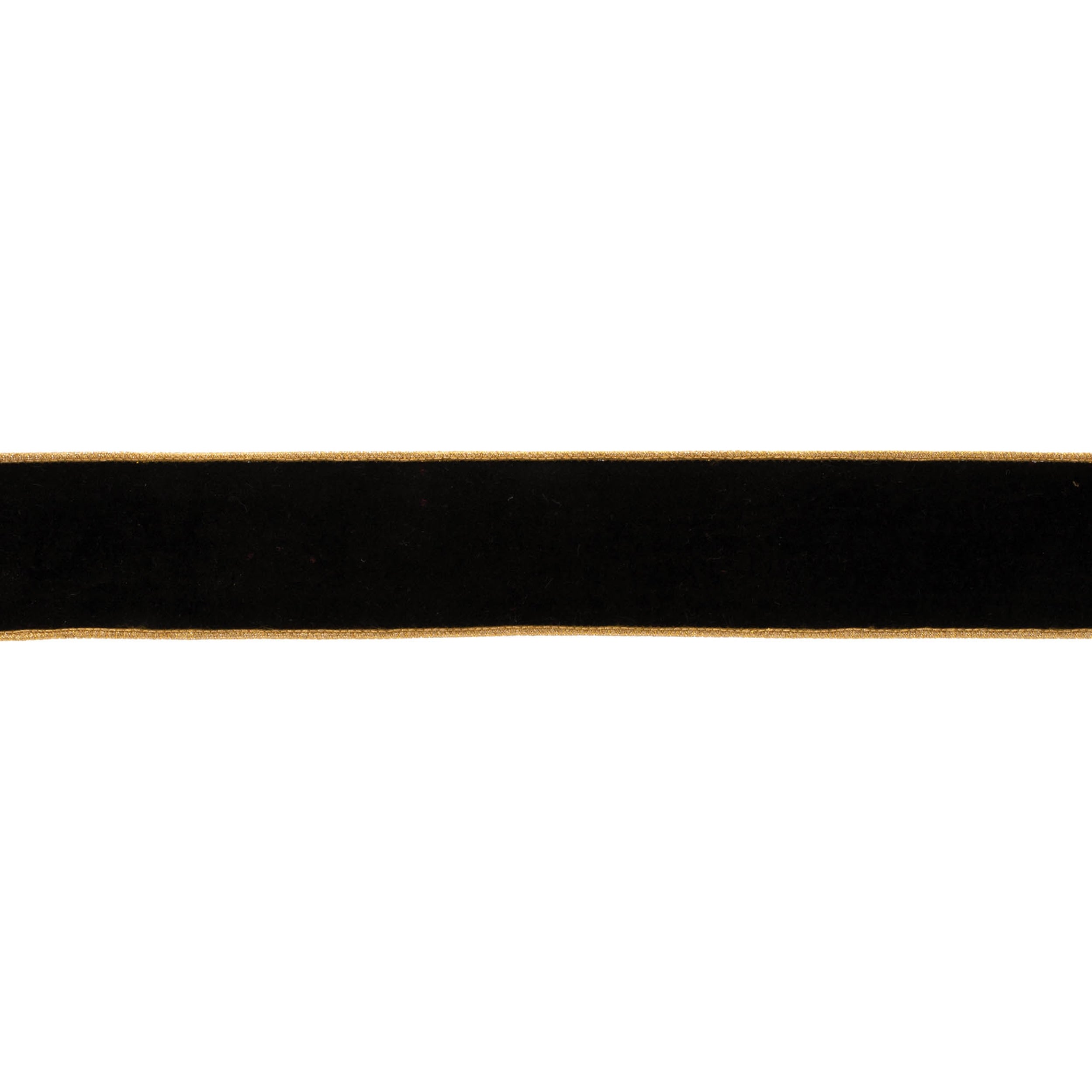 Black Wired Ribbon (Set of 2)