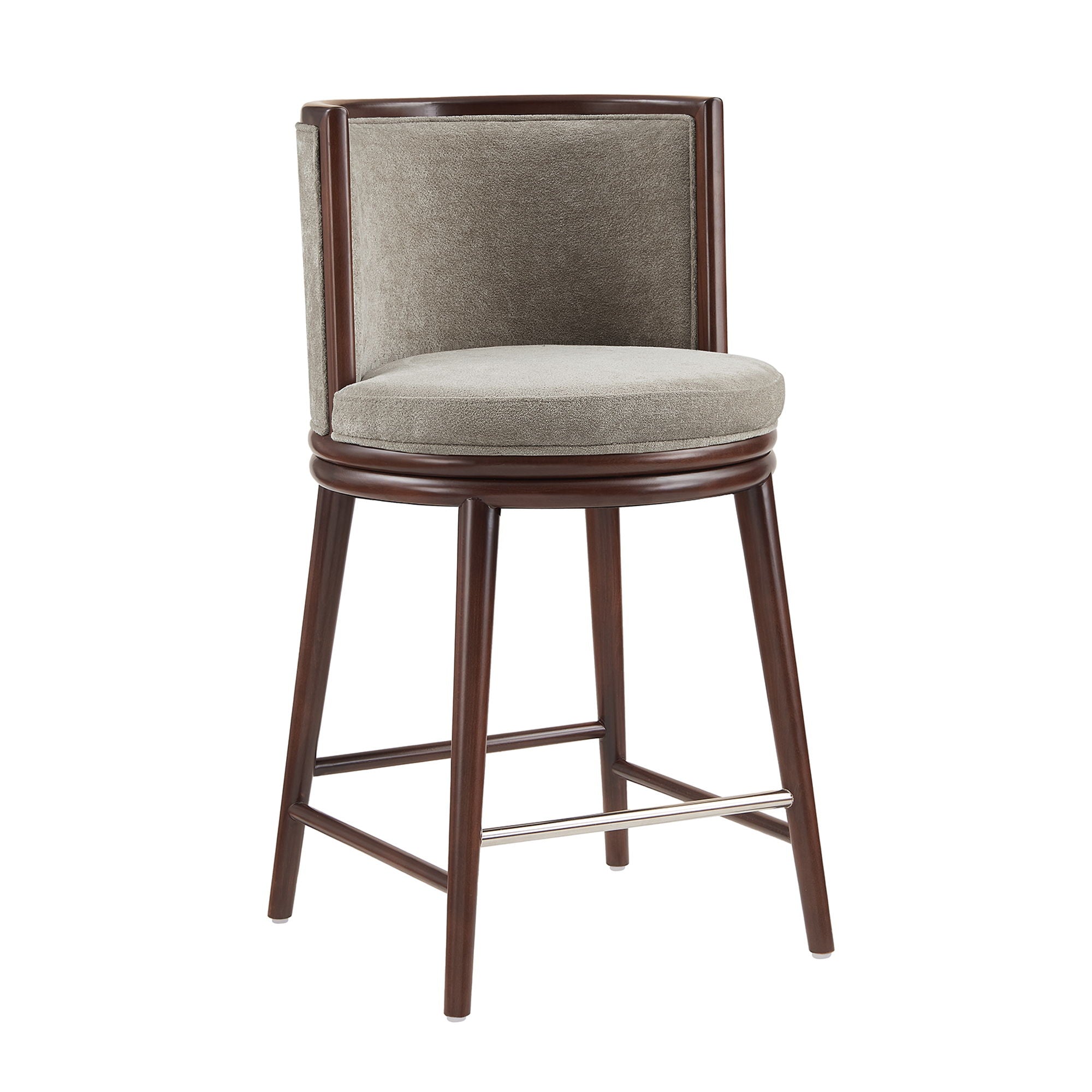 Evalyn Dove - Counter Stool - Griege