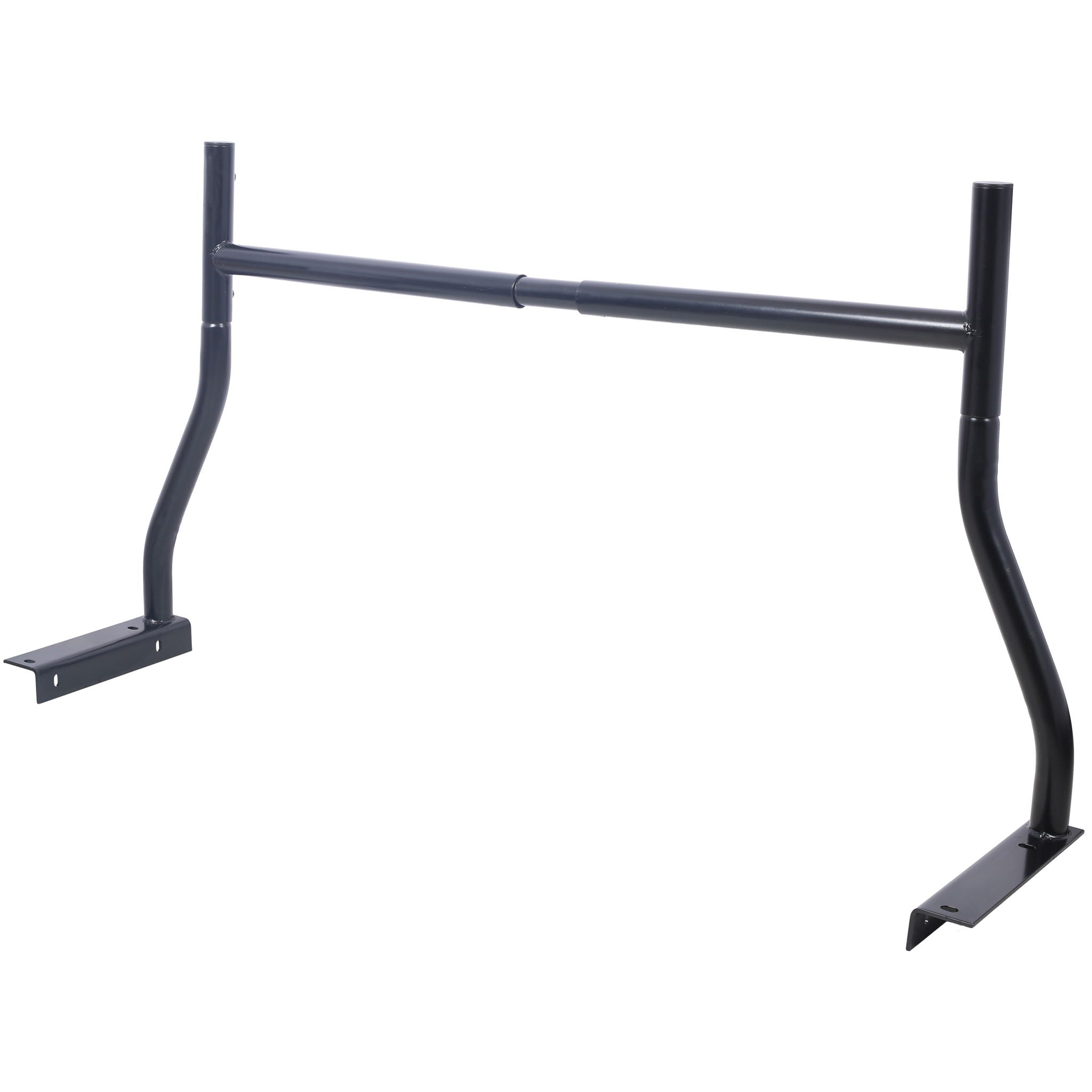 Universal Pick-Up Truck Rack 650 Lbs Adjustable Fit 2-Bars Utility Ladder Truck Cargo Rack - Black