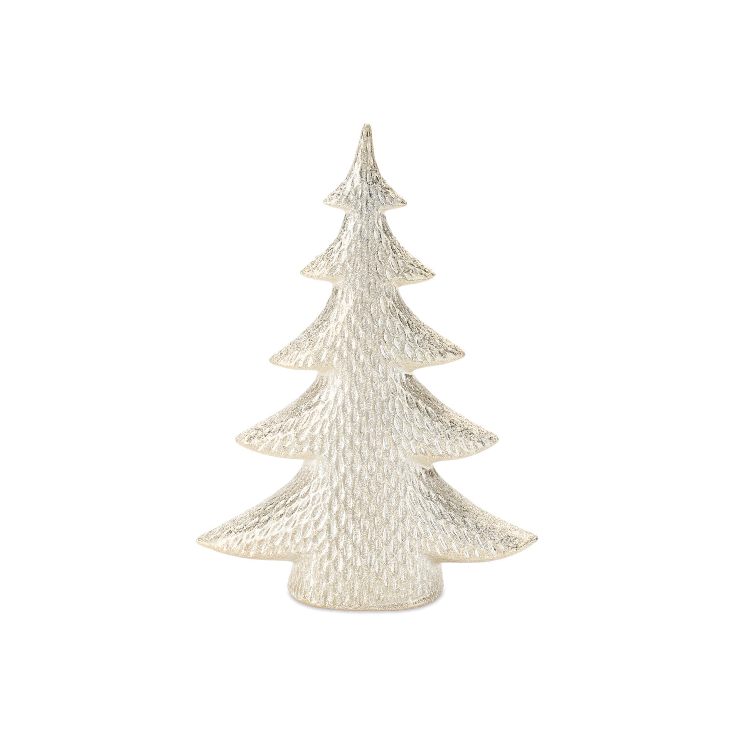 Porcelain Shimmer Pine Tree (Set of 2)