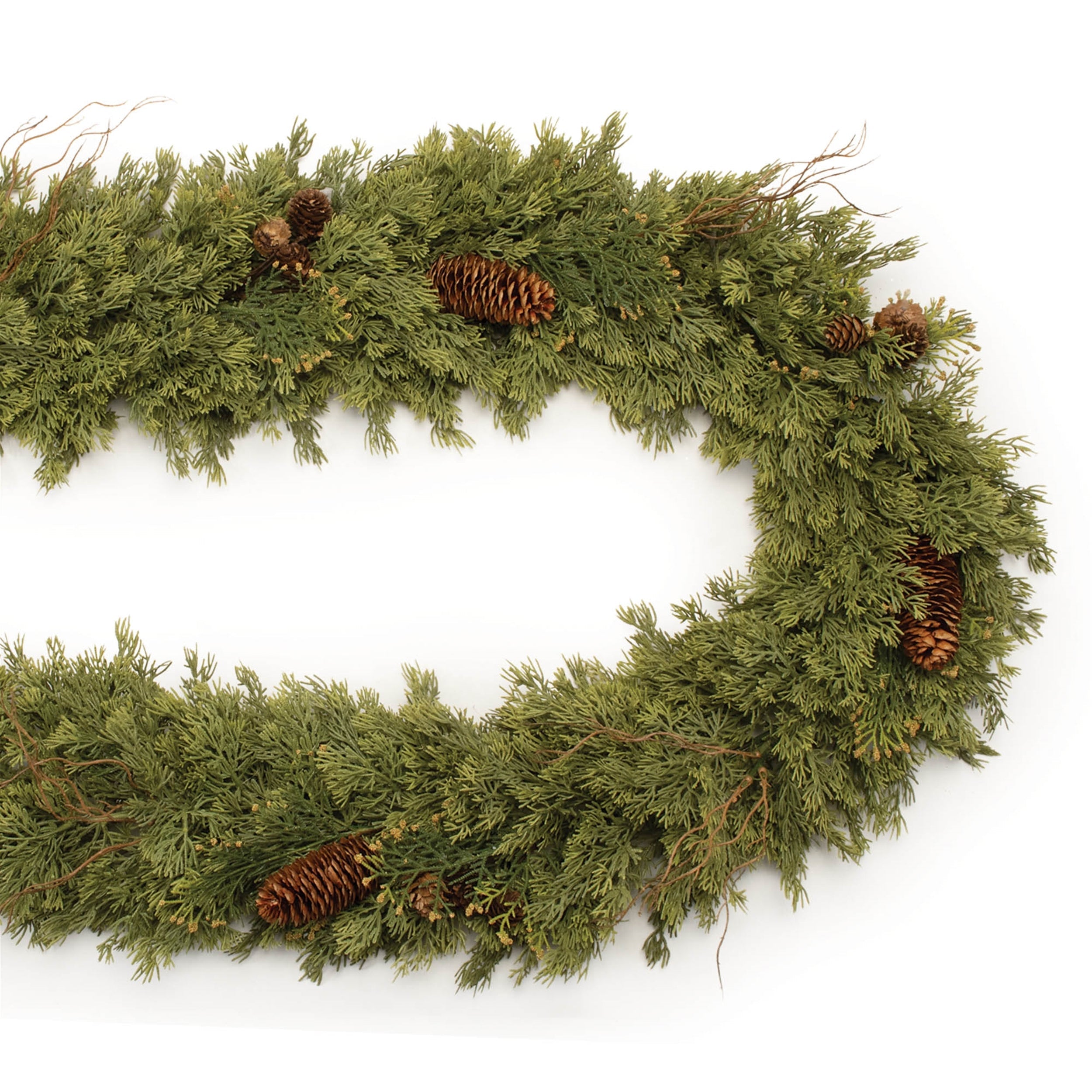 Pine and Pinecone Garland 5.5'L