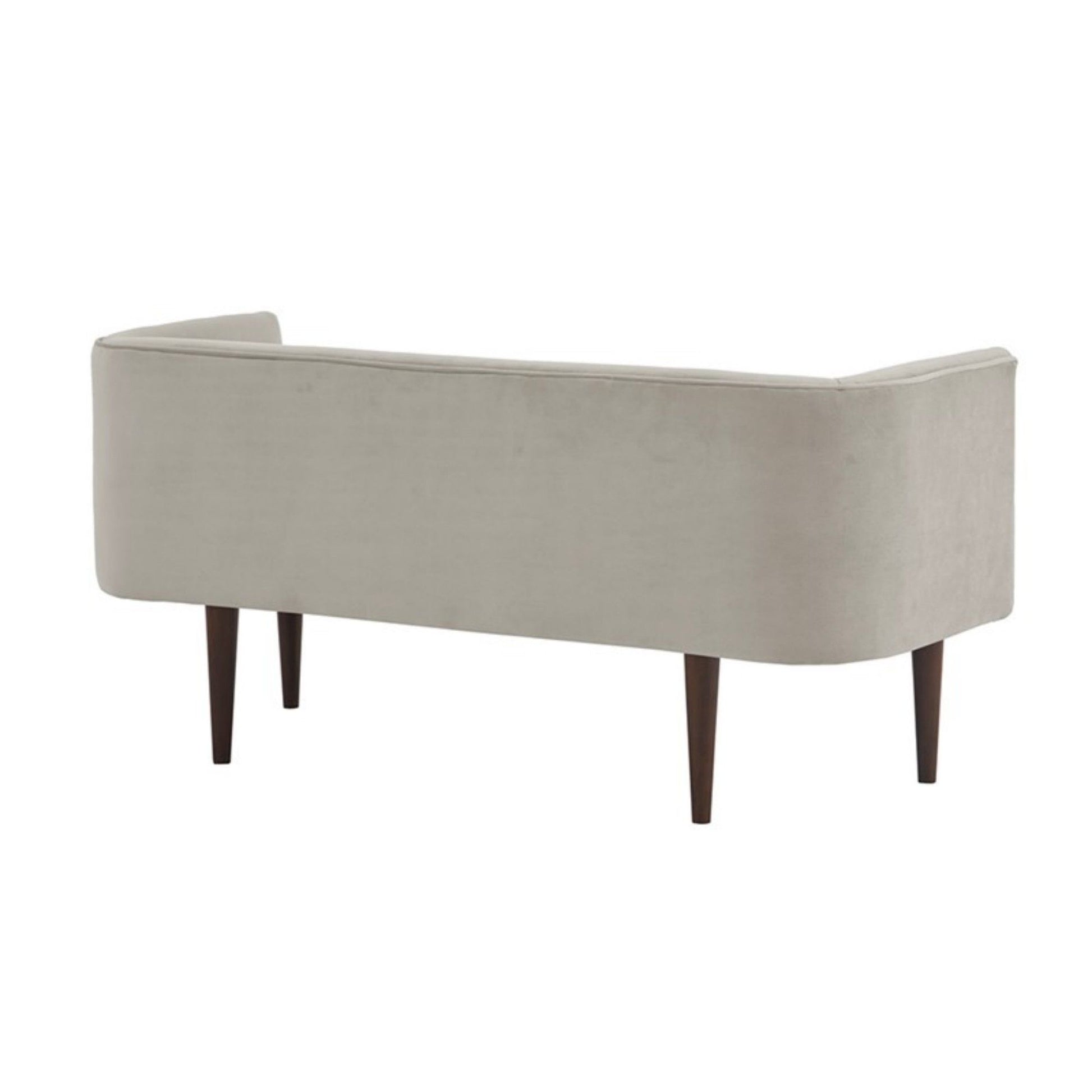 Farrah - Accent Bench With Low Back & Sides - Cream - Best Buy Furniture