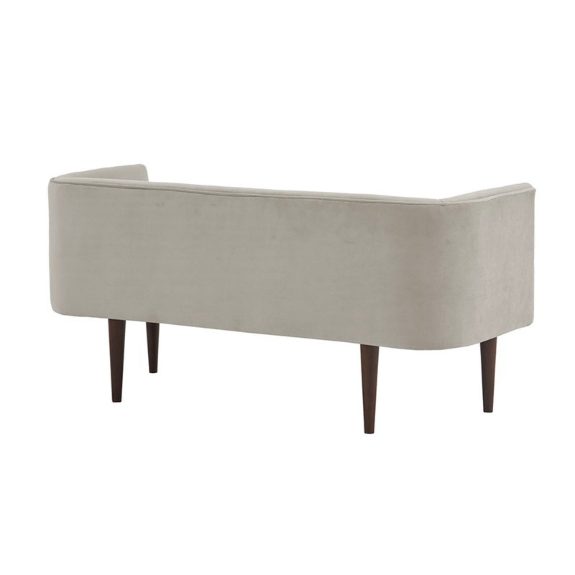 Farrah - Accent Bench With Low Back & Sides - Cream - Best Buy Furniture
