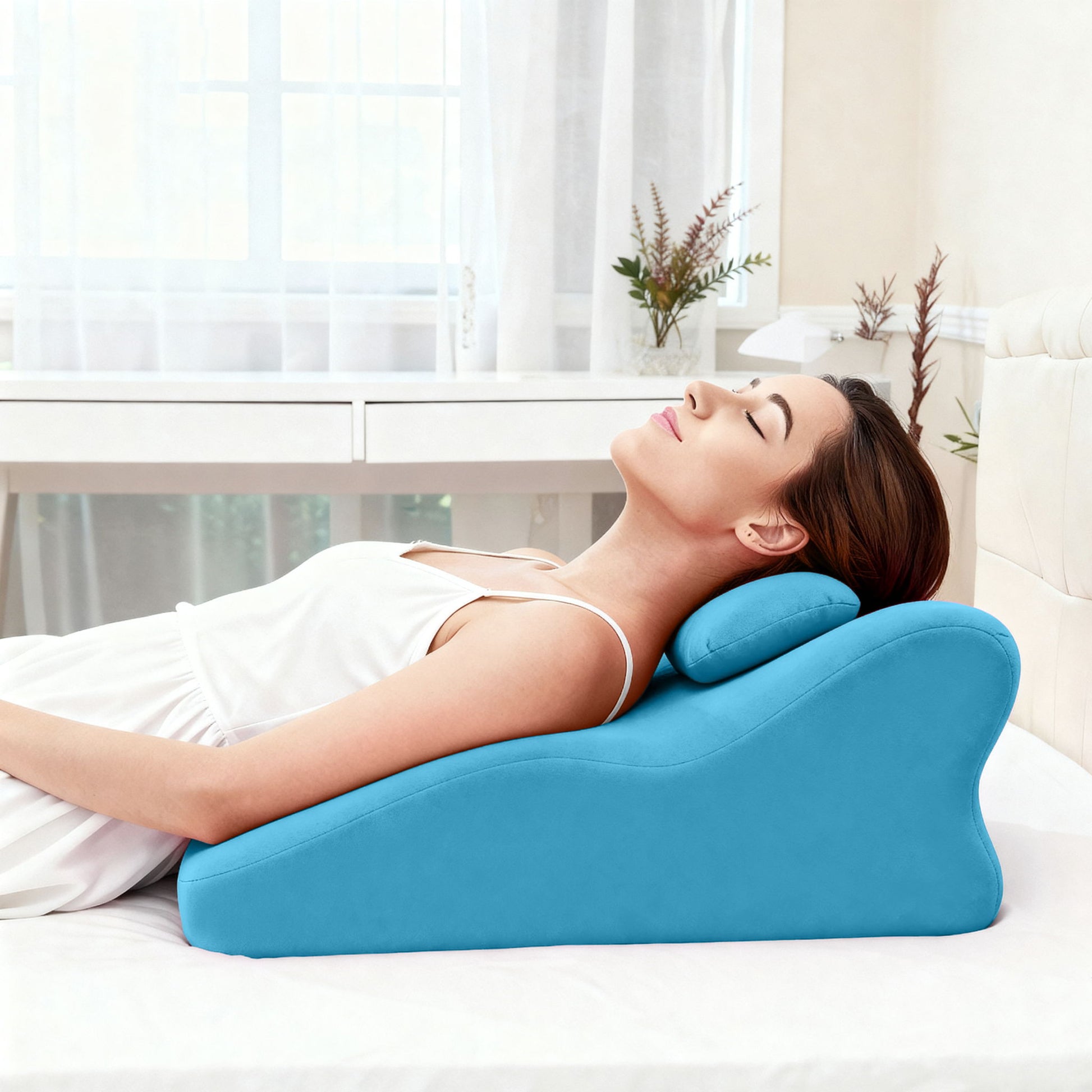 Ergonomic Spinal Posture Support Bed Pillow - Best Buy Furniture