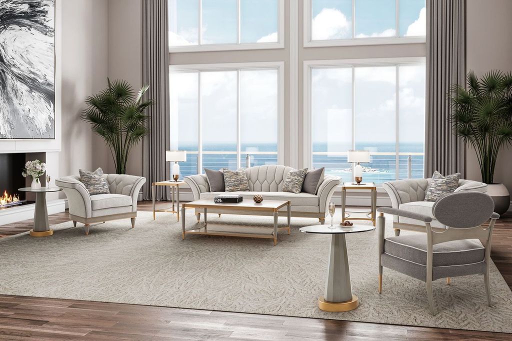 St. Charles - End Table - Dove Gray