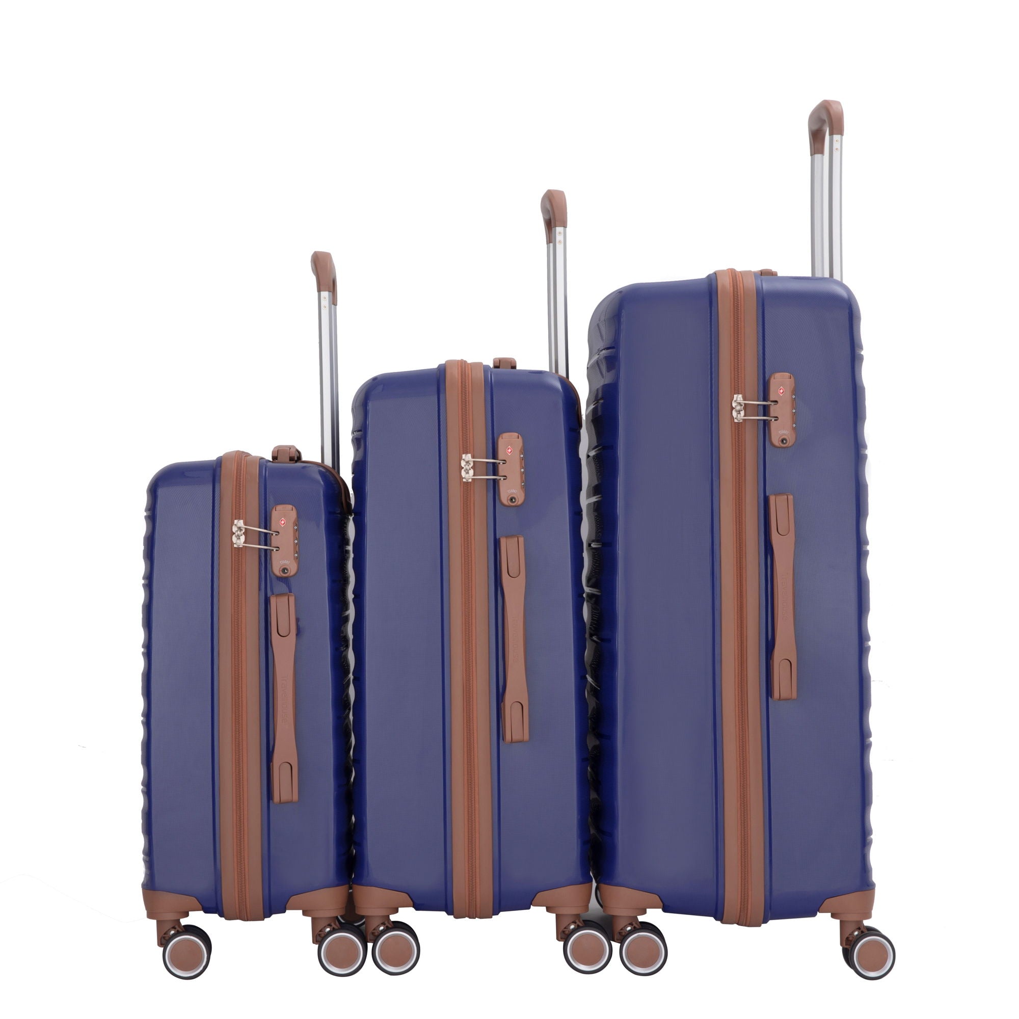 5 Piece Set Hardshell Carry On Luggage Set With Tsa Lock