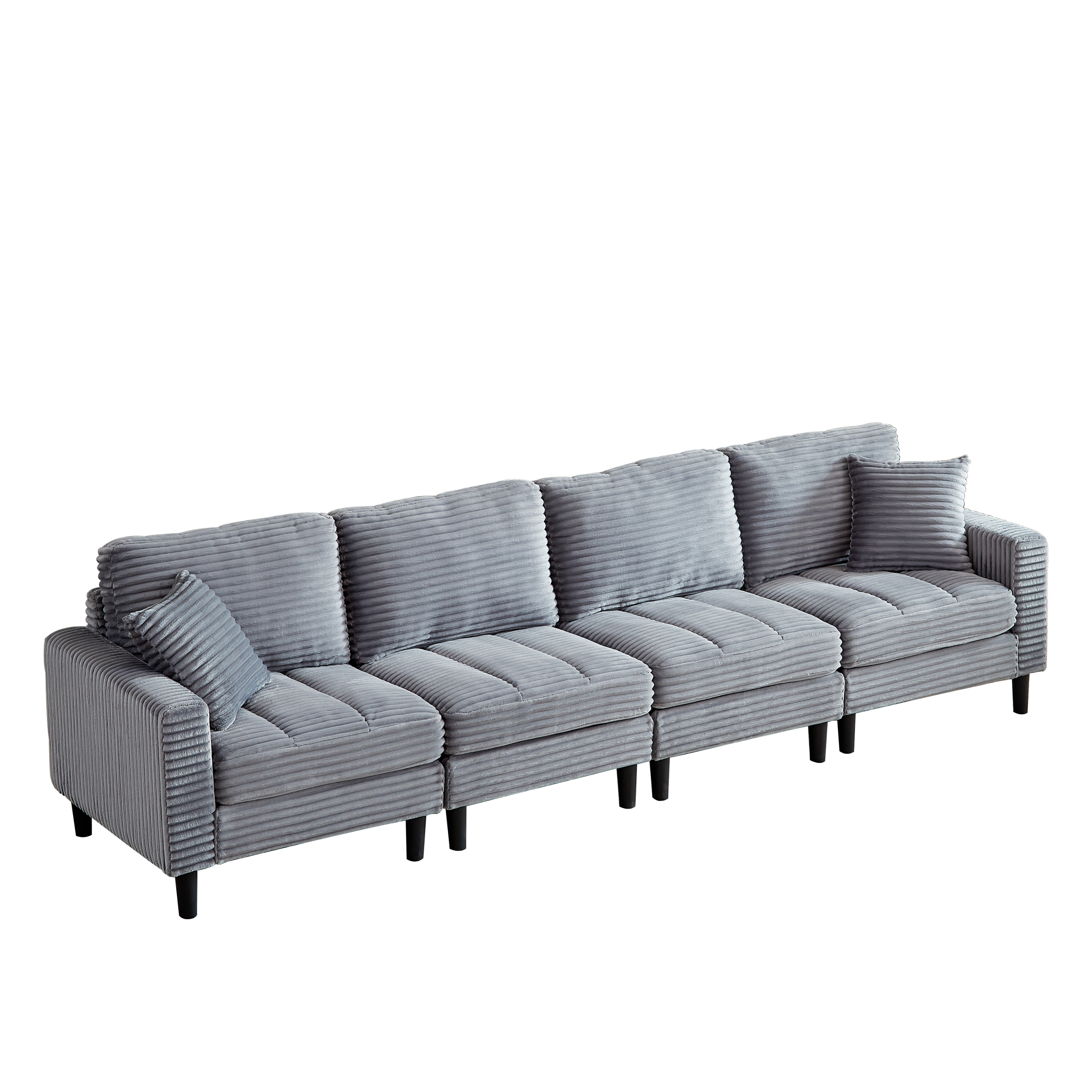 The Beverly Corduroy U-Shaped Sectional Sofa