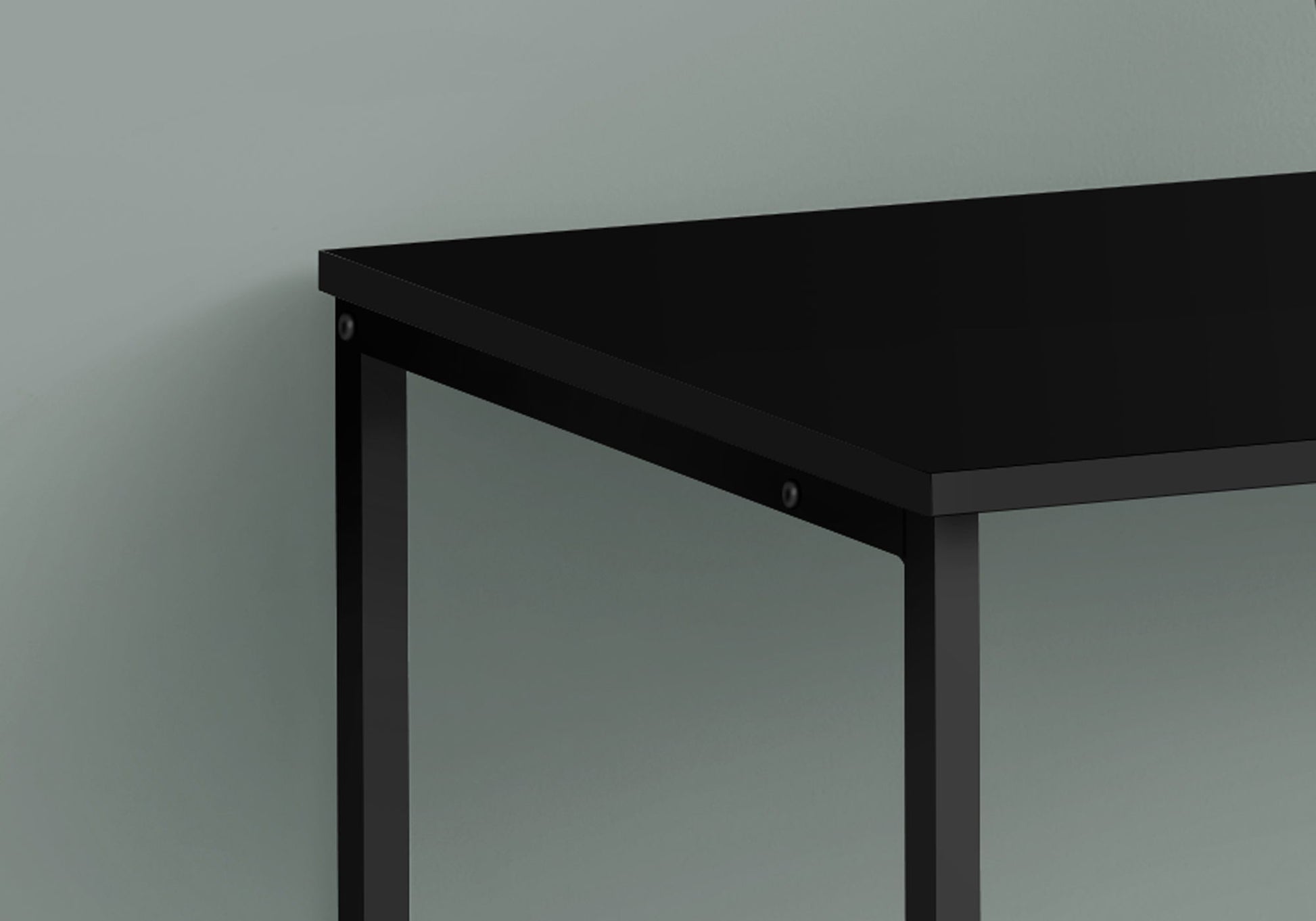Computer Desk, Home Office, Laptop, Left & Right Set-Up, Storage Drawers, Work, Contemporary, Modern - Black - Best Buy Furniture