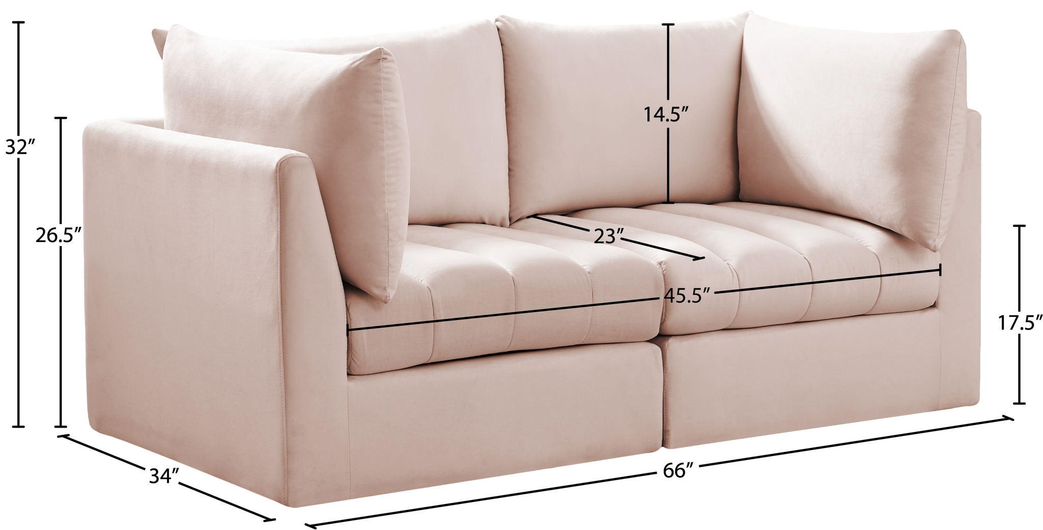 Jacob - Modular 2 Seat Sofa - Best Buy Furniture