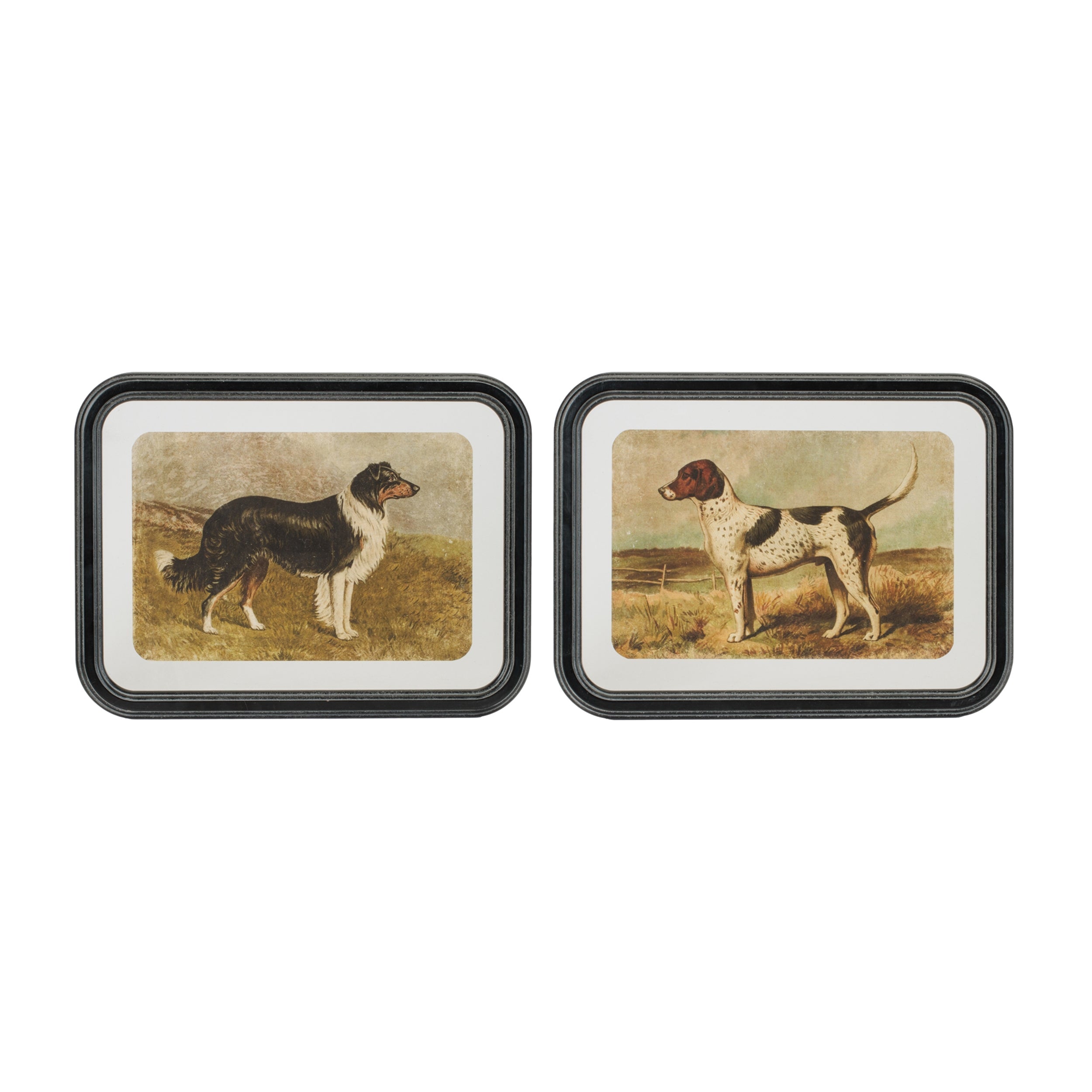 Framed-Country-Dog-Print-(Set-of-2)-Wall-Art