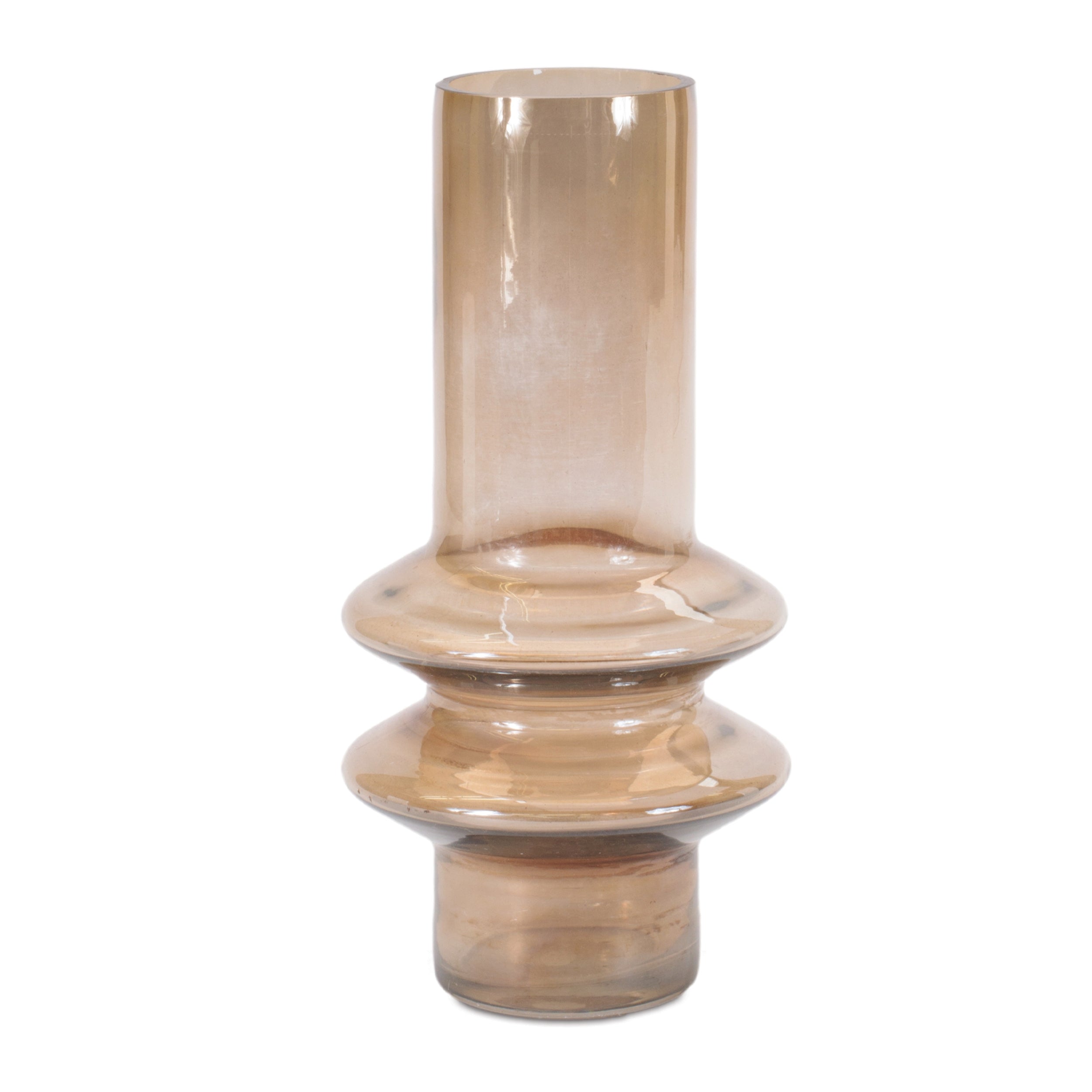 Modern-Glass-Cylinder-Vase-(Set-of-2)-Vases