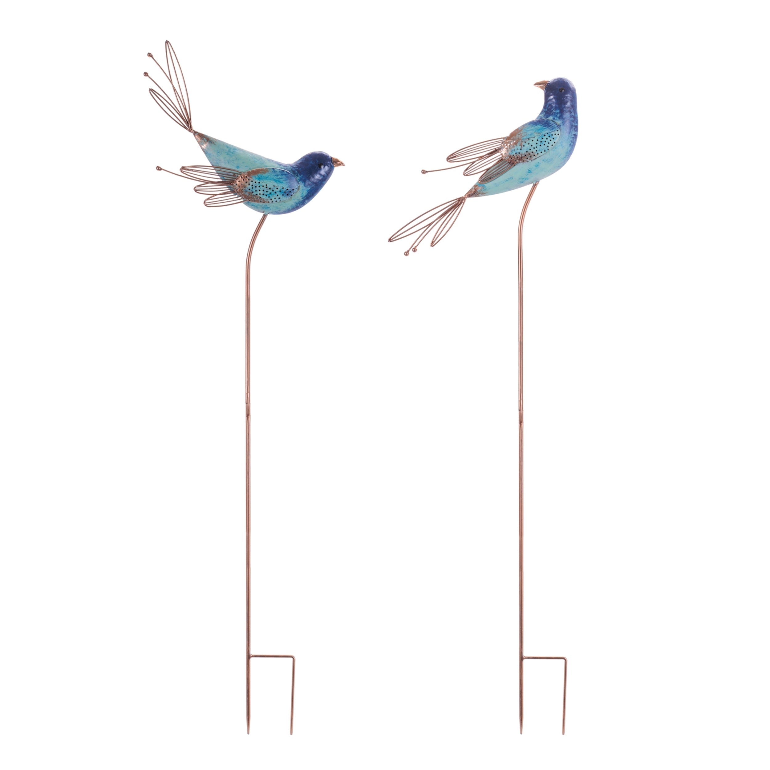 Iron Bird Garden Stake (Set of 2)