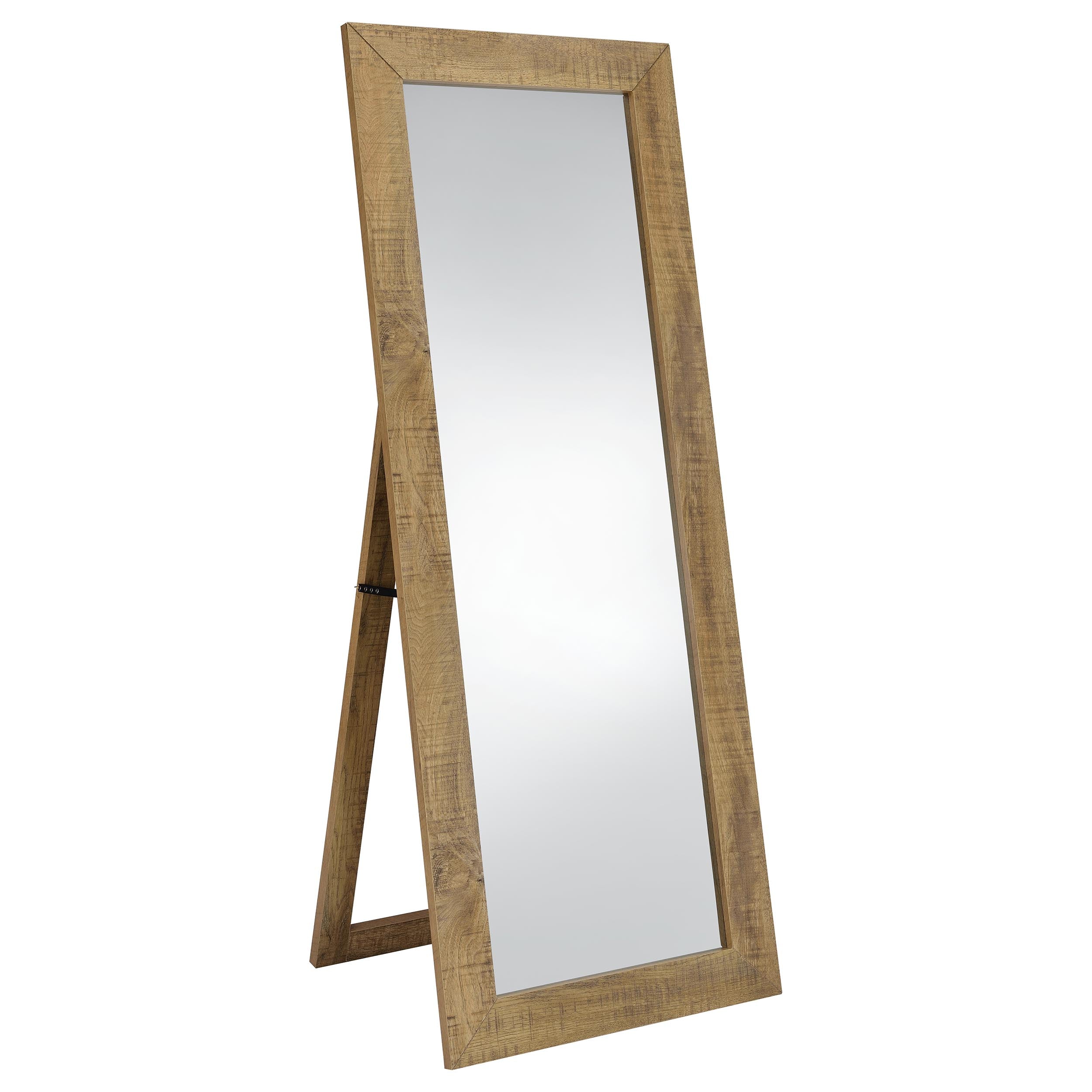Cadence Tempered Glass Full Length Standing Mirror Mango-