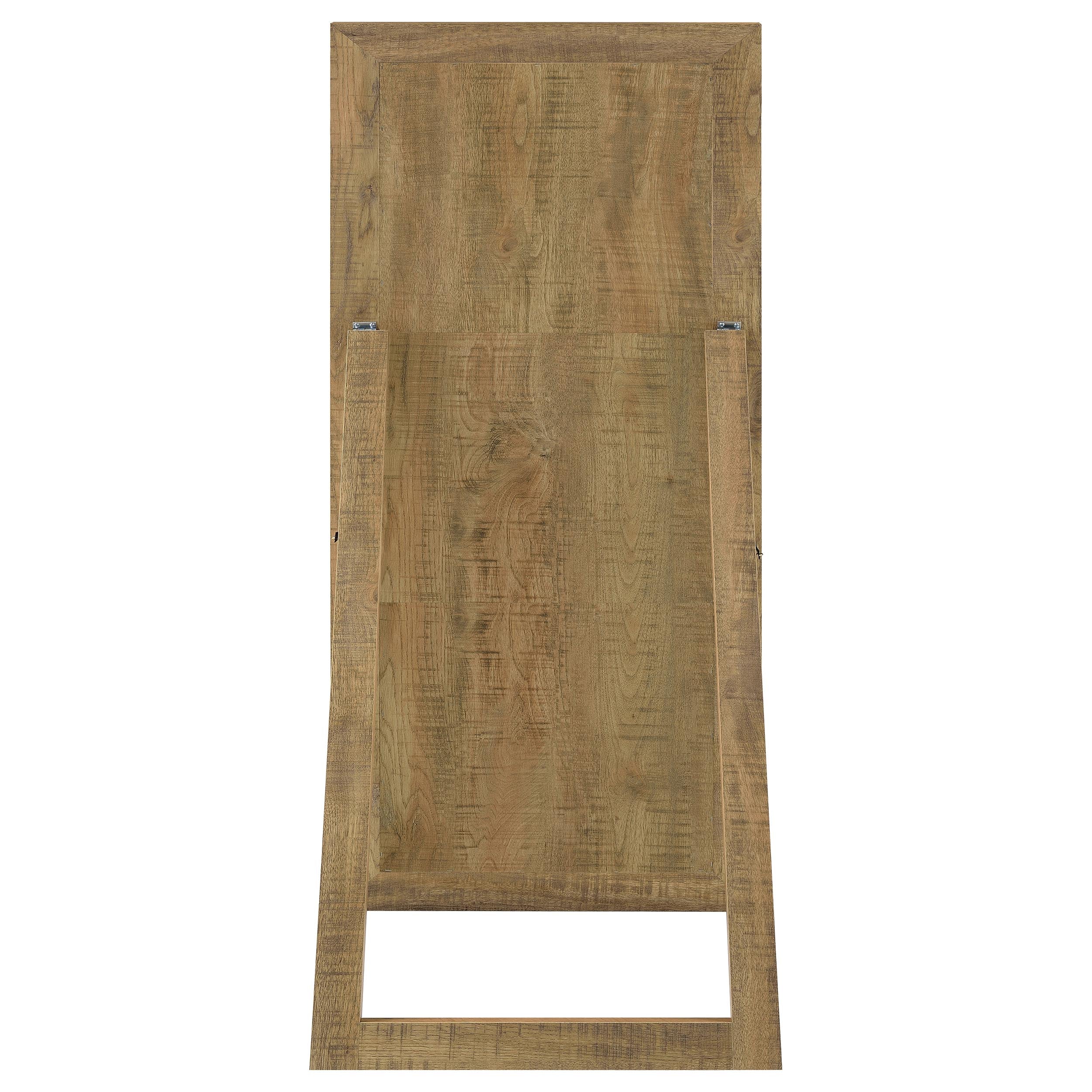 Cadence Tempered Glass Full Length Standing Mirror Mango-