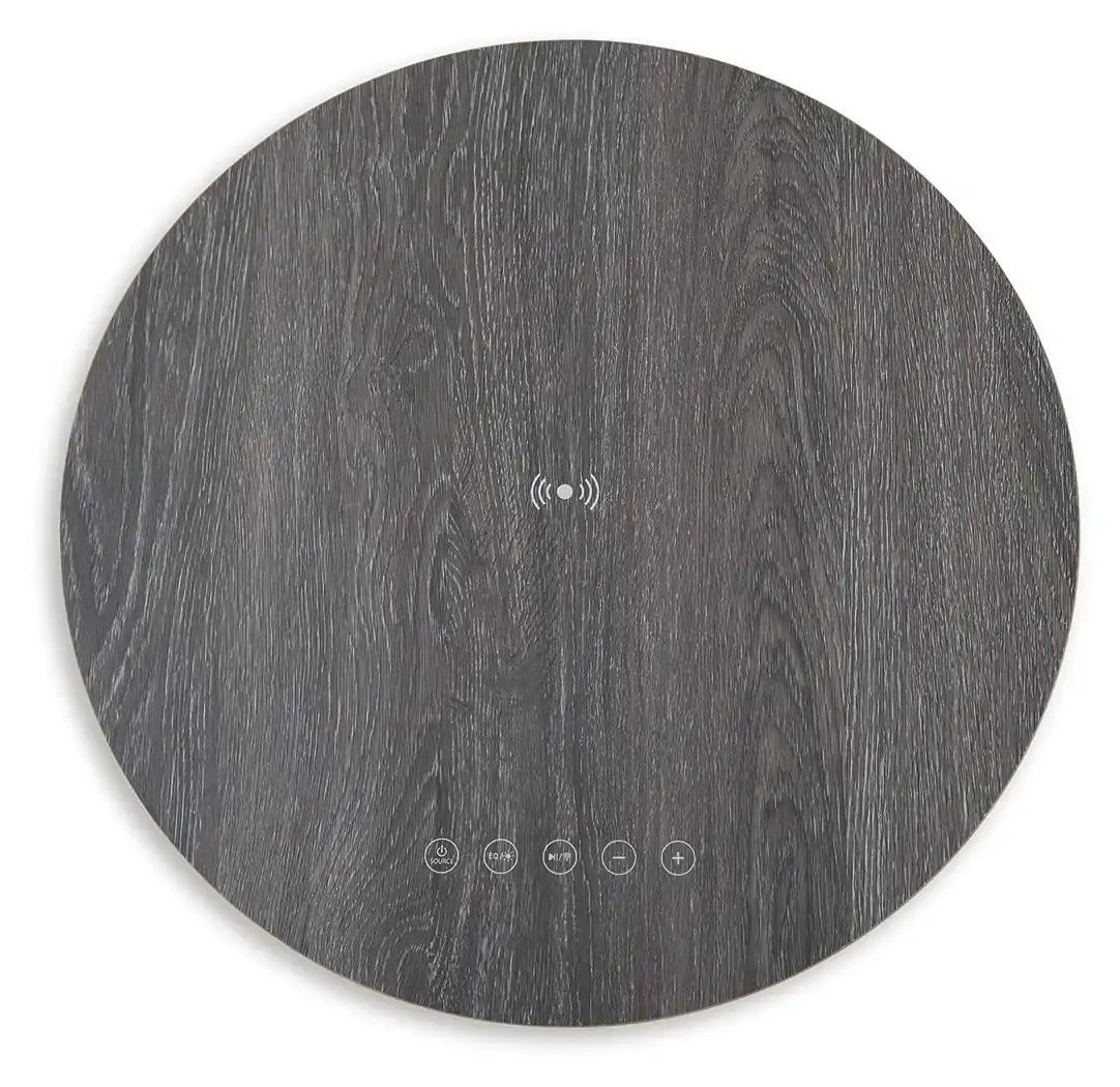 Sethlen - Gray / Black - Accent Table