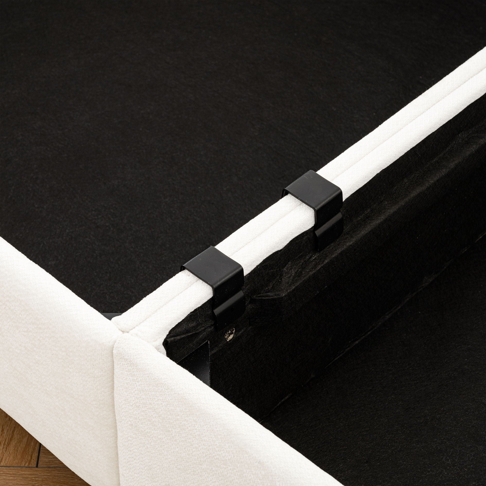 Stylish Chenille Sofa With Storage Seat And Cylindrical Backrest - Best Buy Furniture