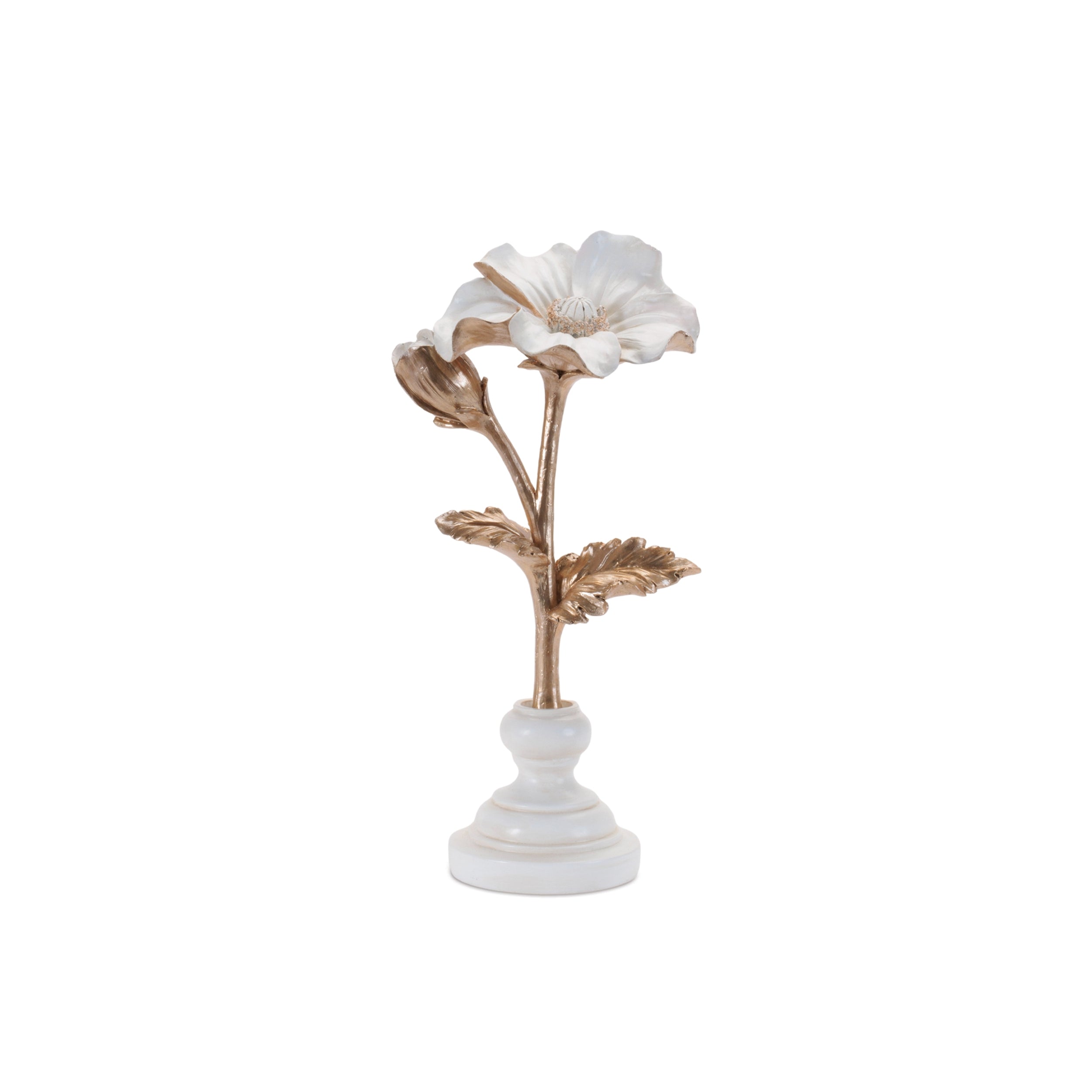 Ceramic Floral Stem Sculpture (Set of 3)