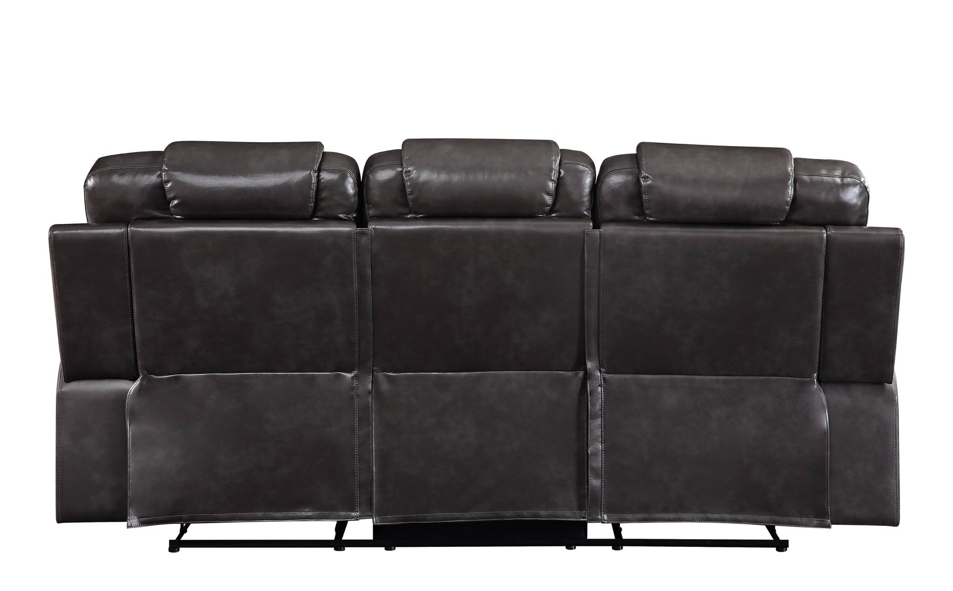 Braylon - 3 Pieces Living Room Set, Manual Recliner - Brown - Best Buy Furniture