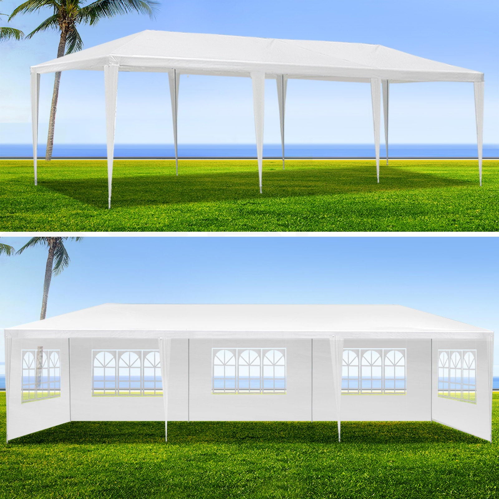 10X20' Outdoor Garden Gazebo Wedding Party Tent Canopy Marquee With Removable Sidewalls - Best Buy Furniture