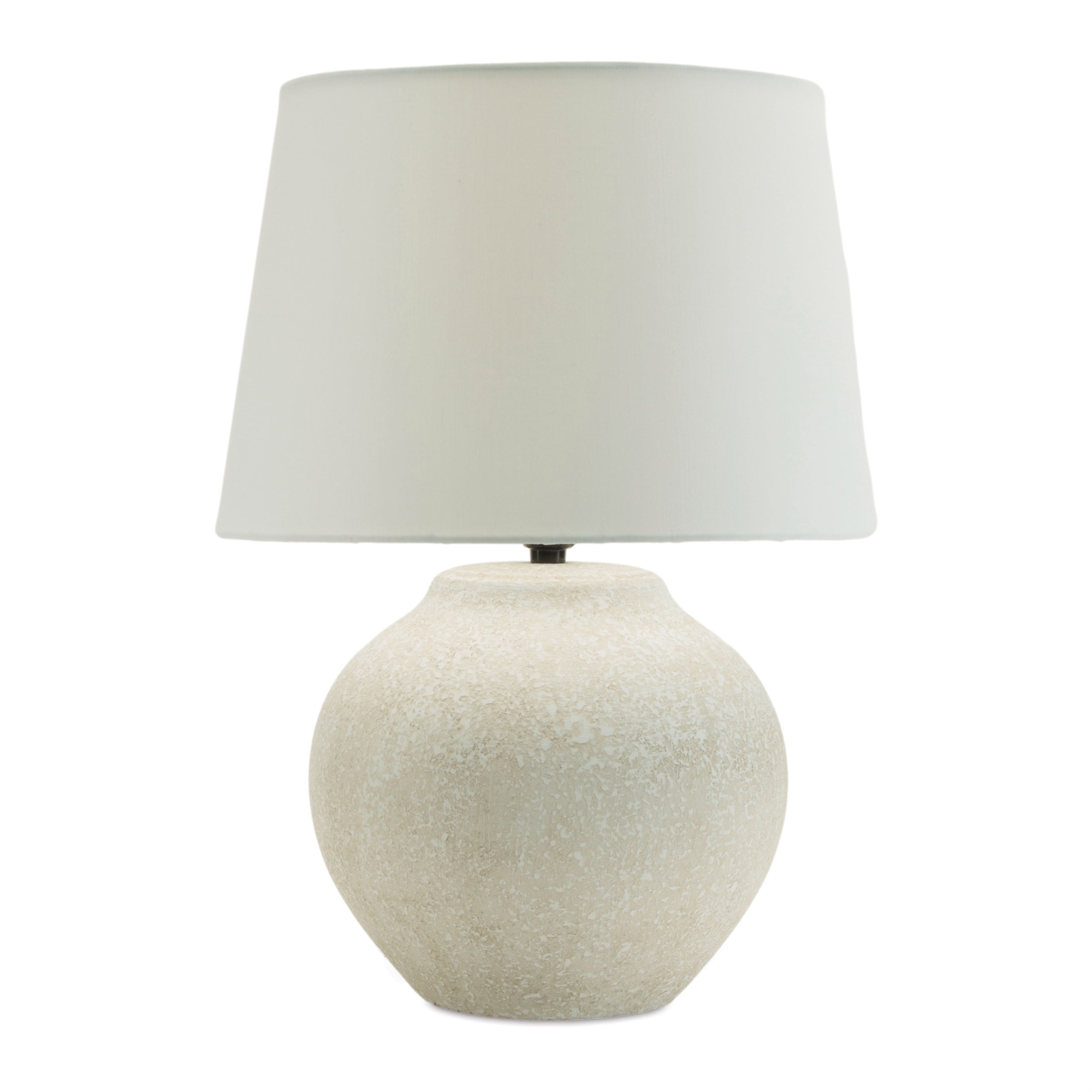 Distressed Ceramic Table Lamp 20"H