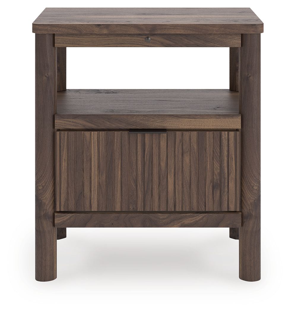 Pamytta - Brown - One Drawer Night Stand