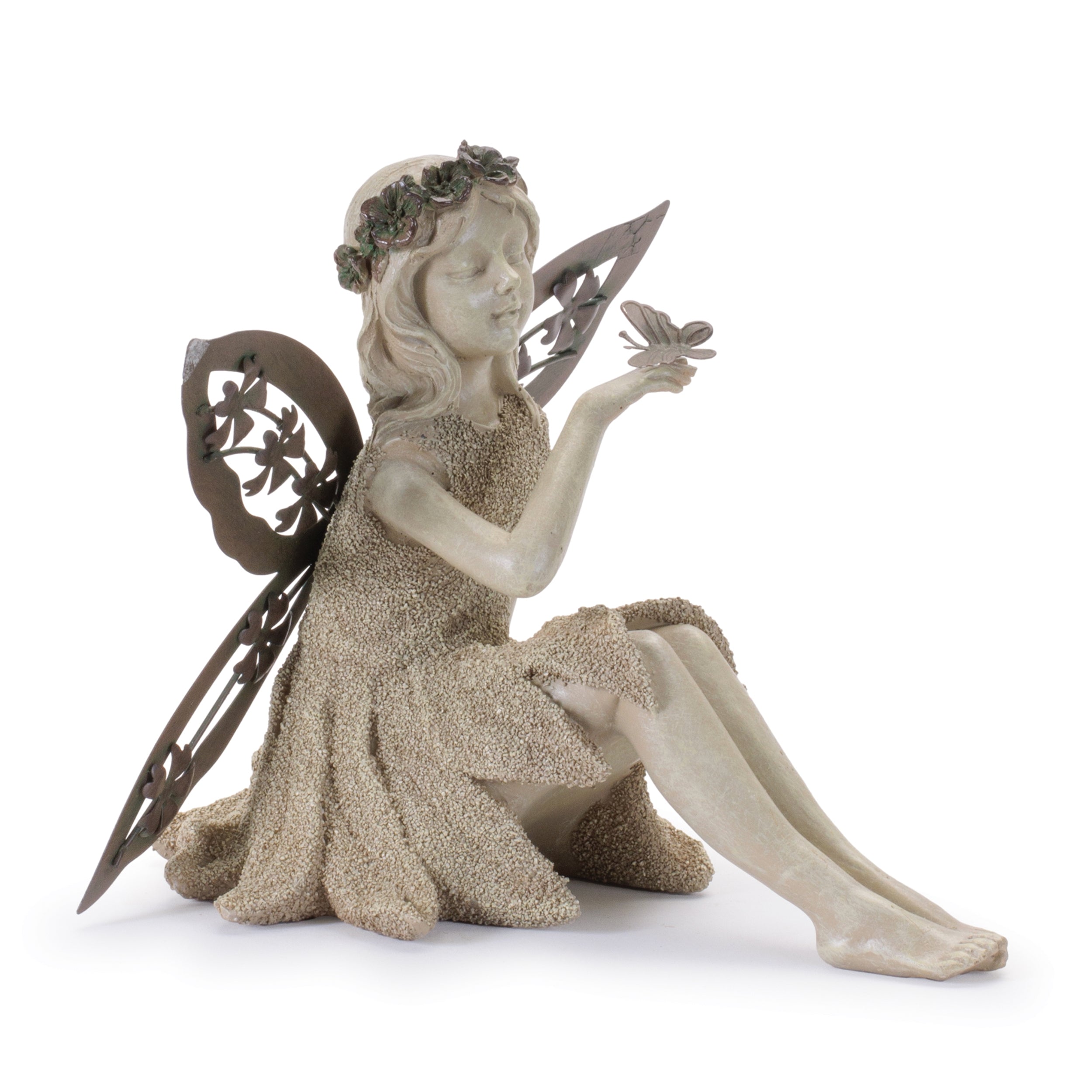 Floral fairy figurine (set of 2)