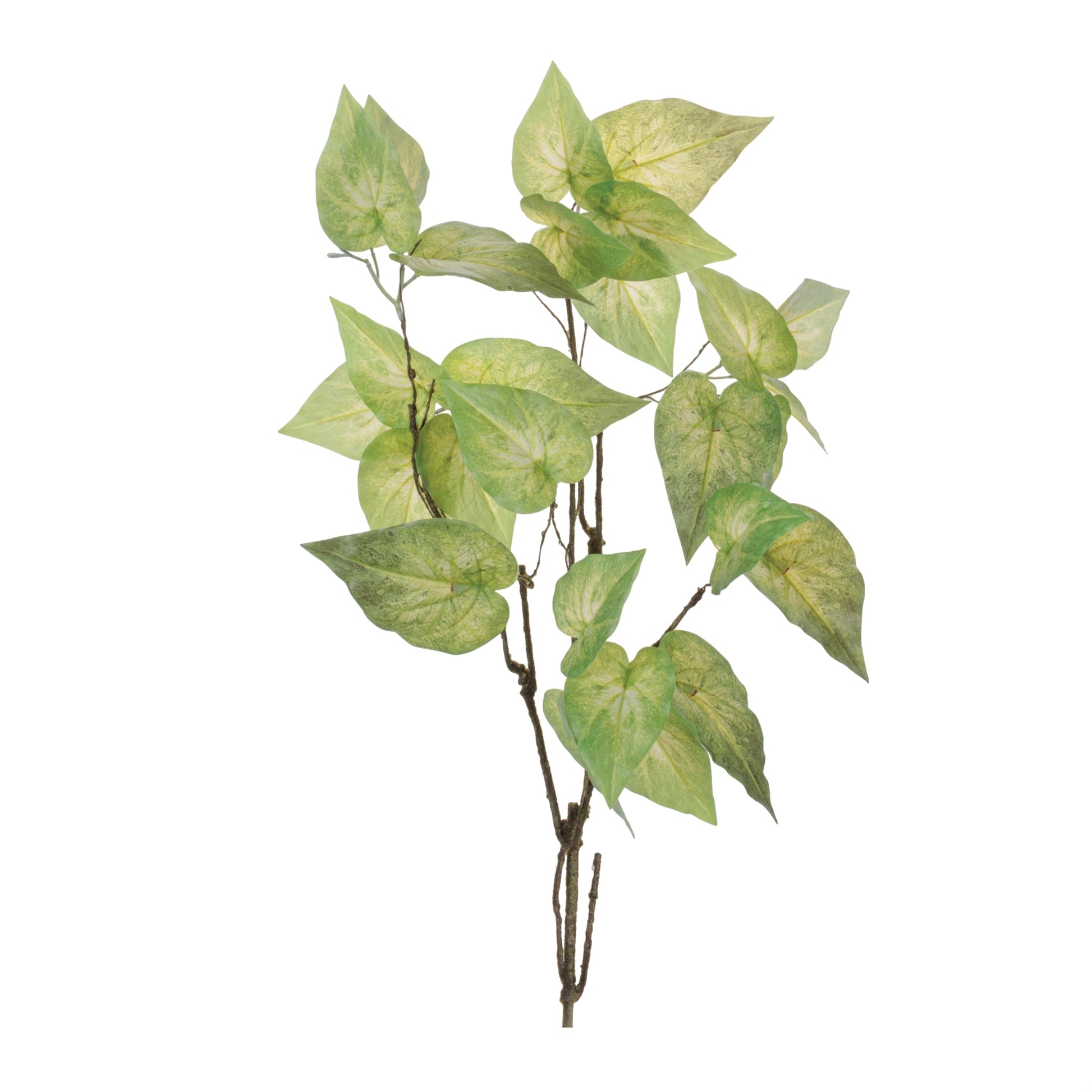 Anthurium-Leaf-Branch-(Set-of-4)-Artificial-Flowering-Plants