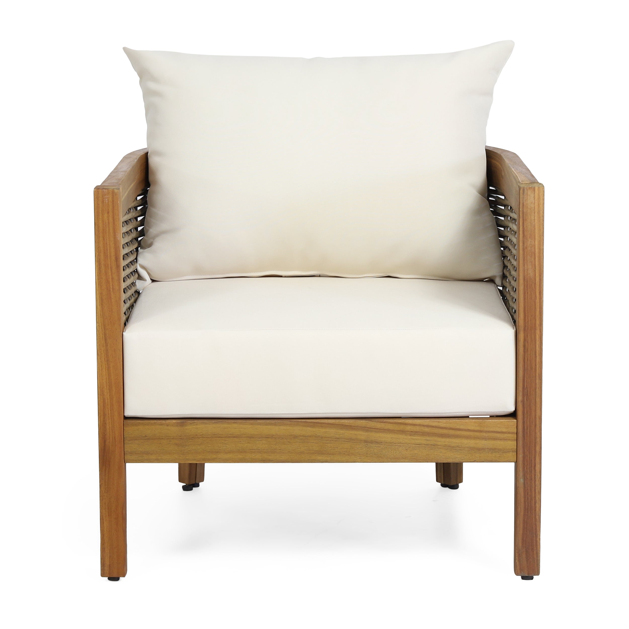 Handcrafted Acacia Club Chairs- Set of 2
