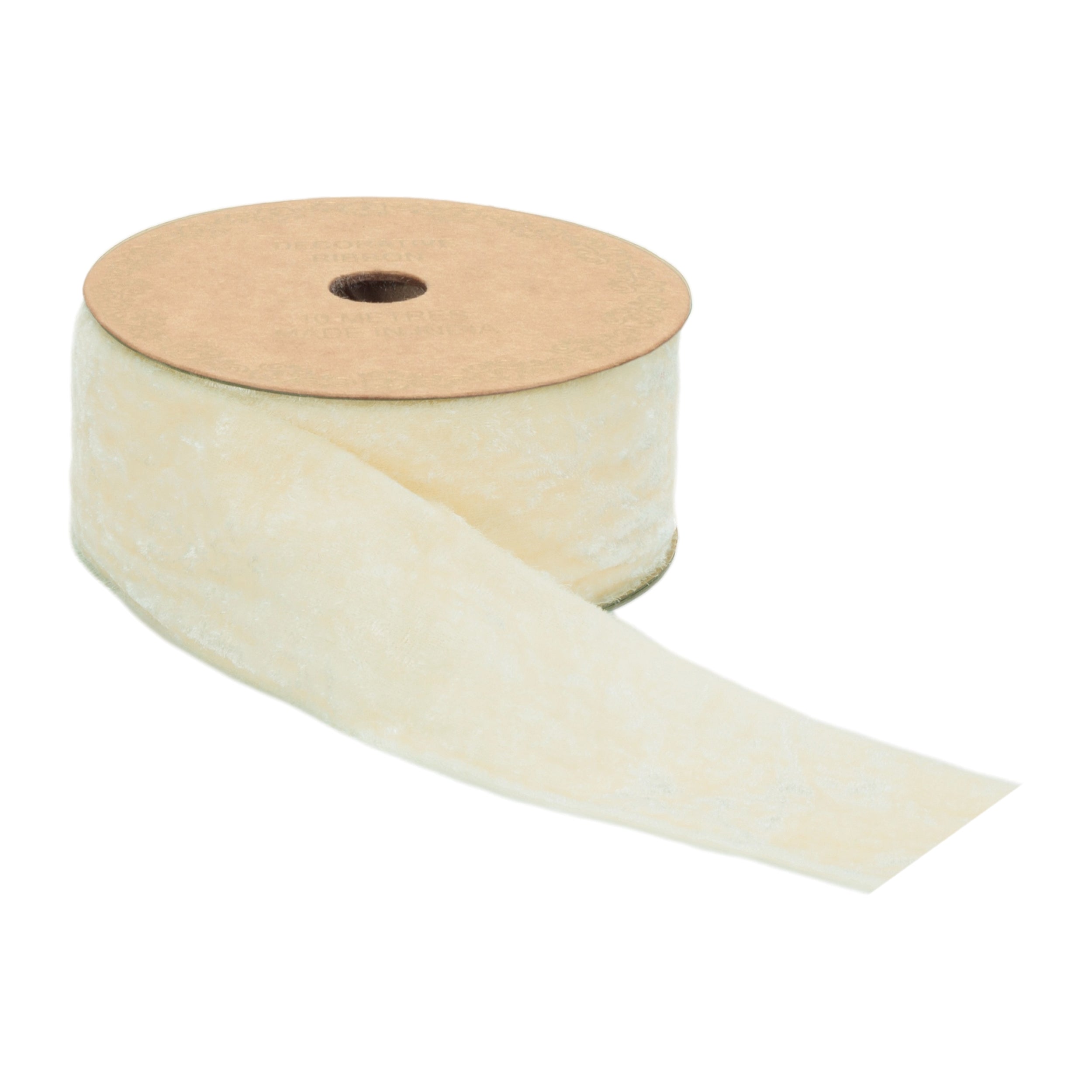 Raw edge velvet ribbon 2" x 10 yds.