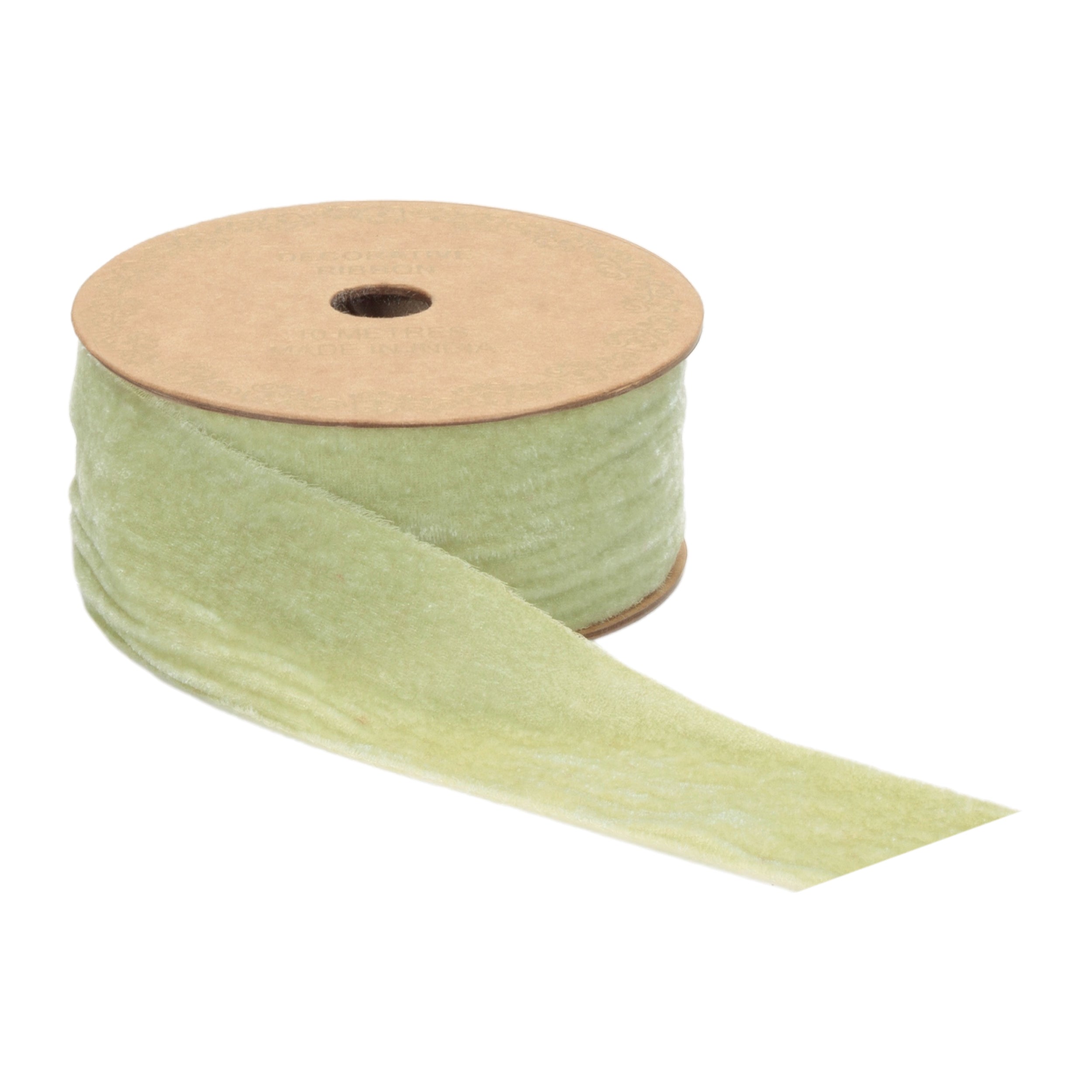 Raw edge velvet ribbon 2" x 10 yds.