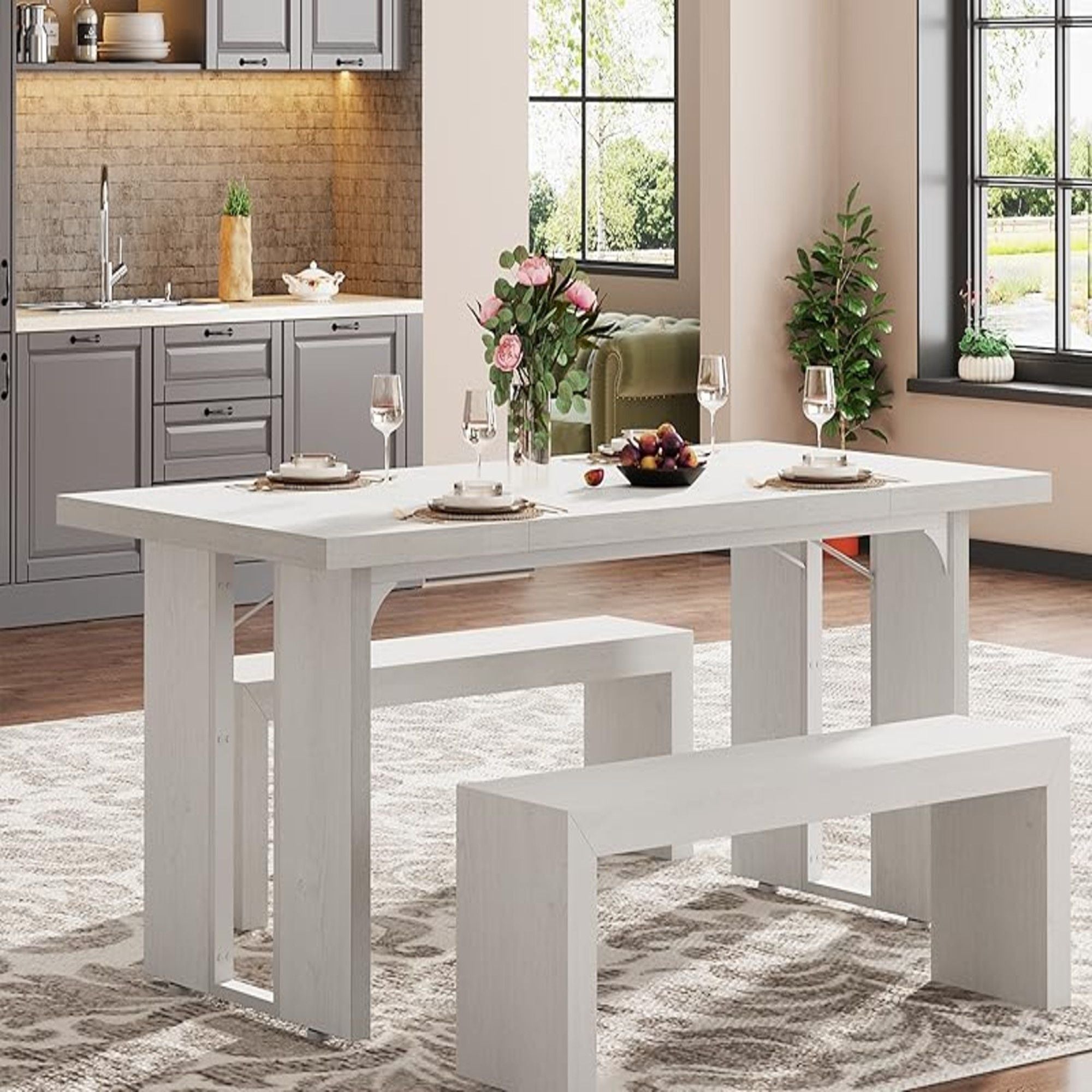 Large Rectangular Kitchen Table