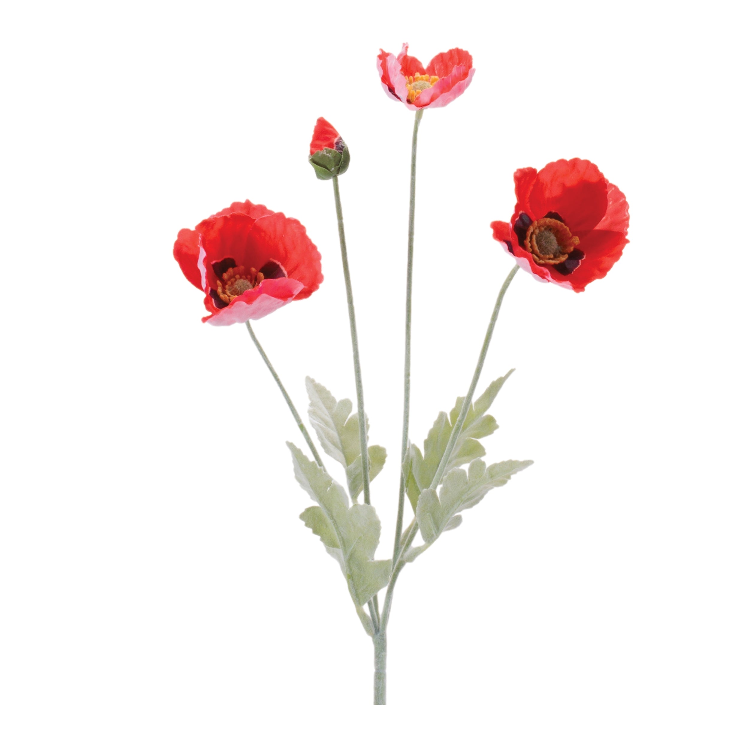 Poppy Floral Spray (Set of 6)