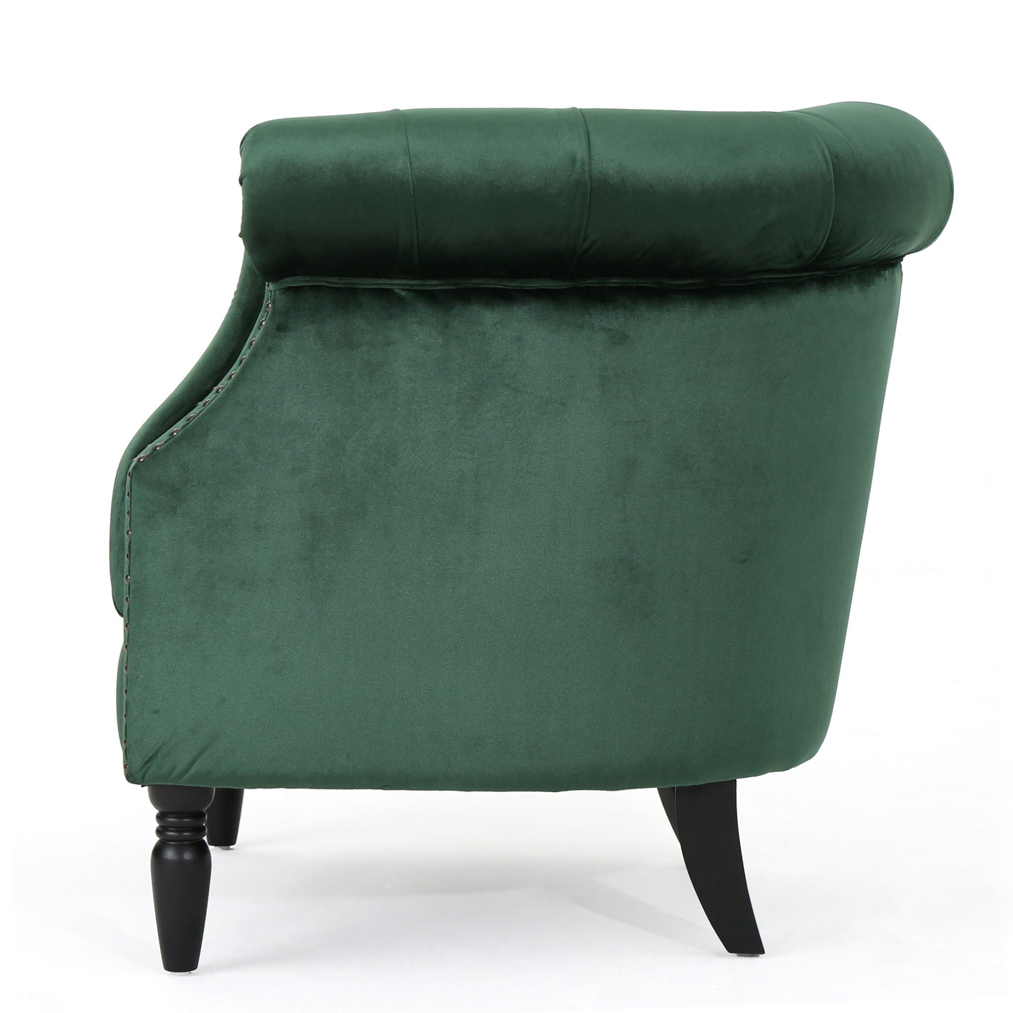 Celestialis - Upholstered Club Chair With Tub Design And Rolled Recessed Armrests