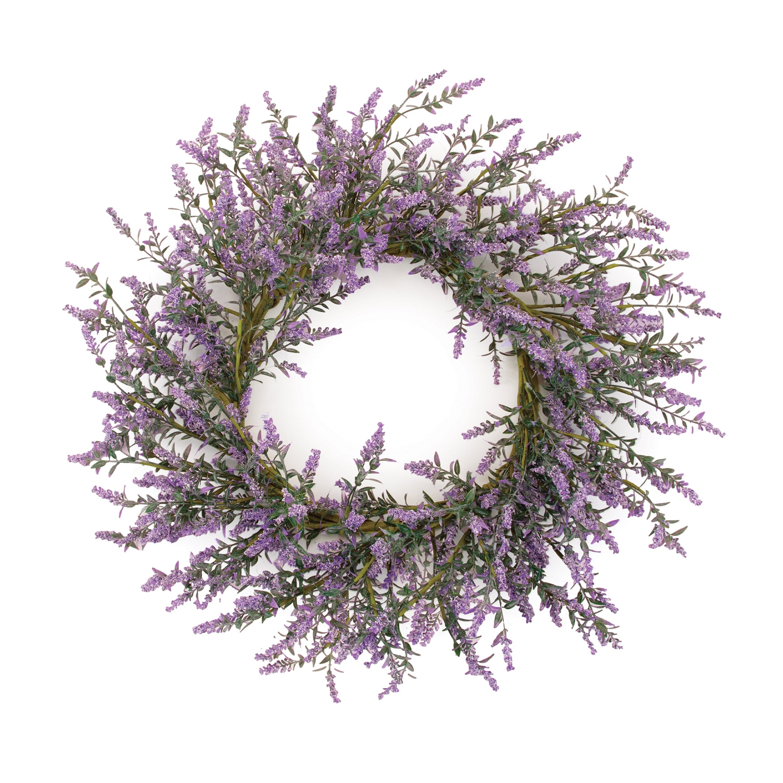 Lavender Floral Wreath 20"D